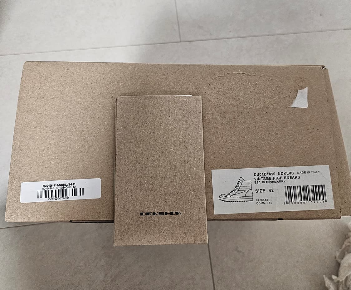 릭오웬스 다크쉐도우 빈티지 하이 상품이미지7