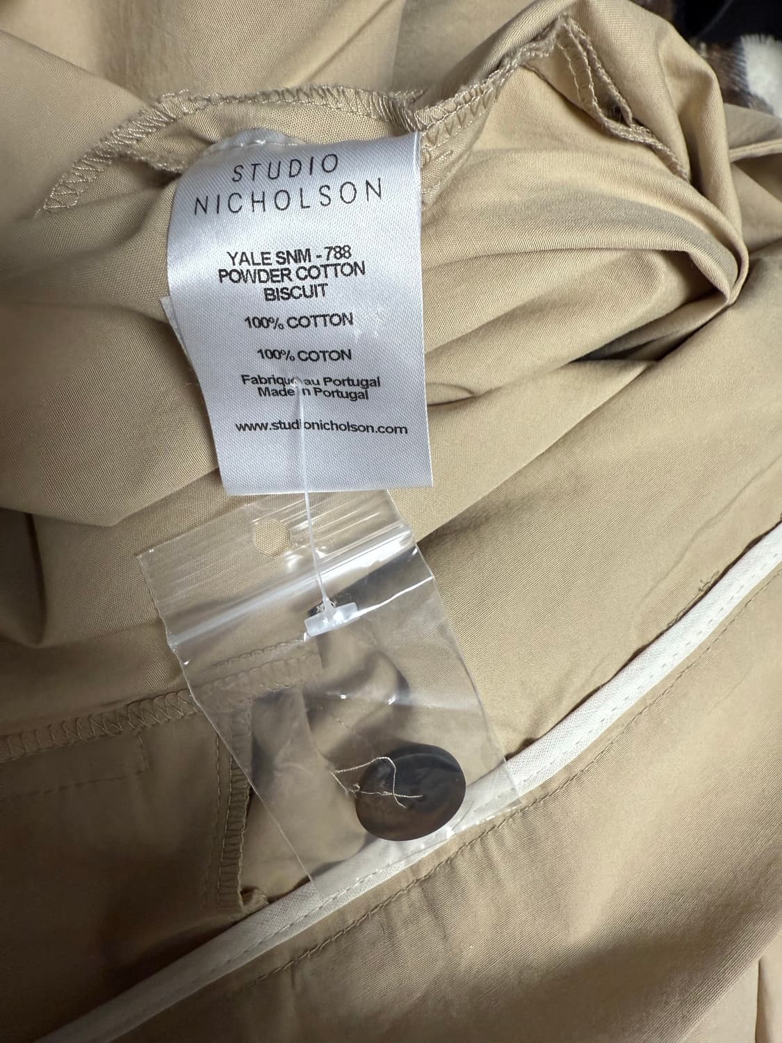 스튜디오니콜슨 yale 예일 코튼 바지 상품이미지4