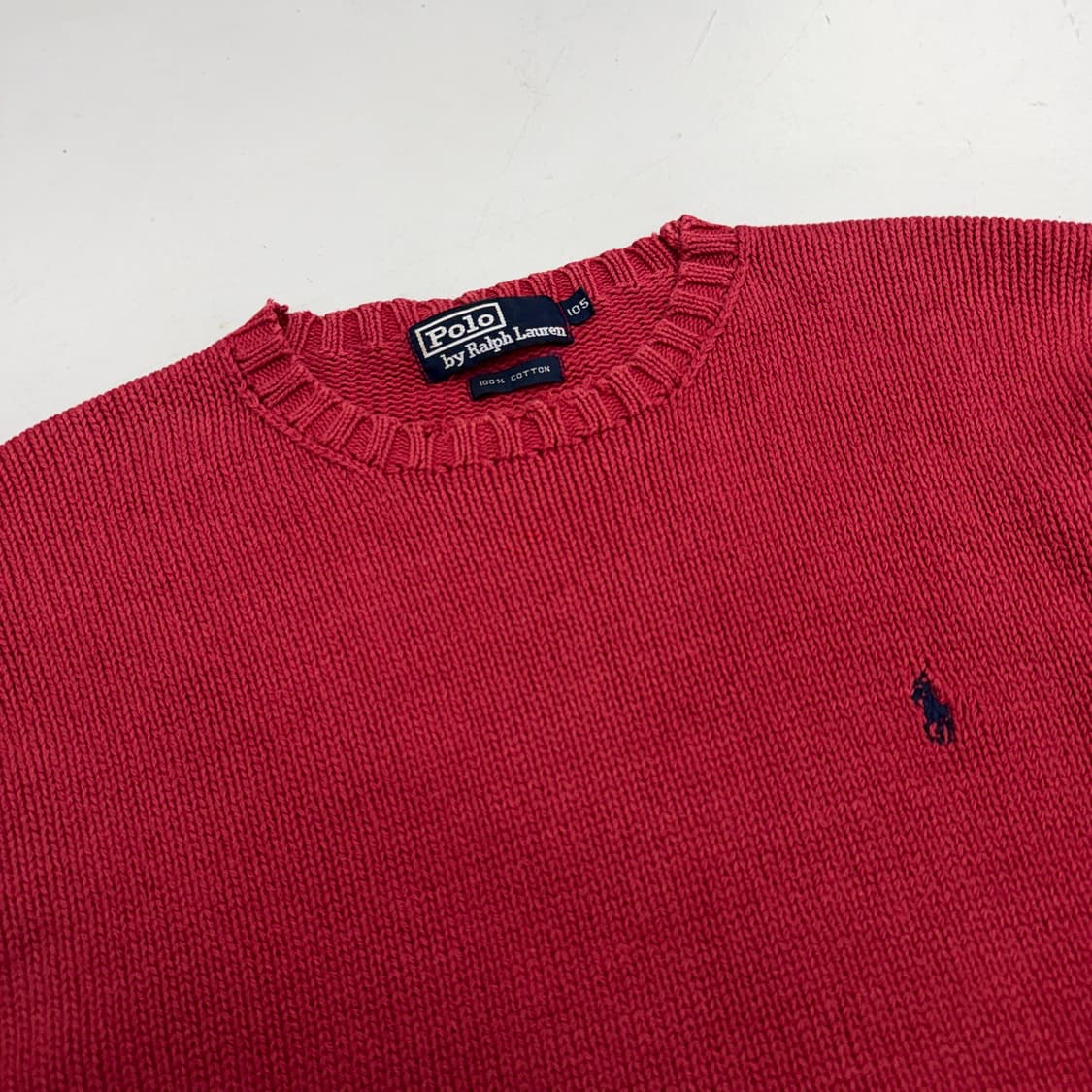 폴로 90s 포니 코튼 니트 상품이미지3