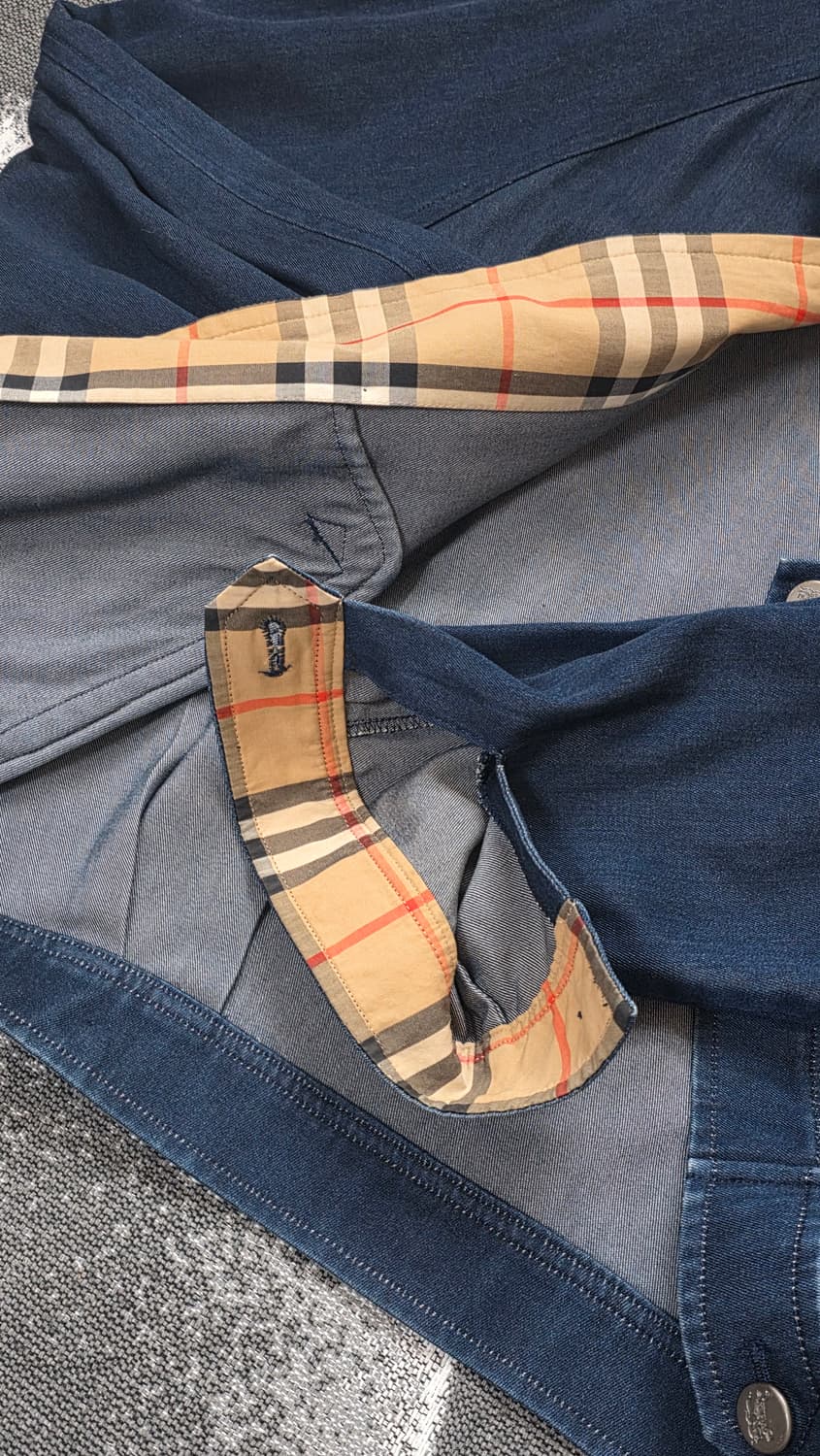 희귀매물> 버버리 데님 해링턴자켓 블루종 스윙자켓 55 상품이미지6