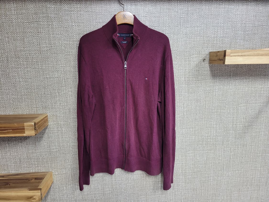XL 105사이즈 타미힐피거 집업 니트 상품이미지1