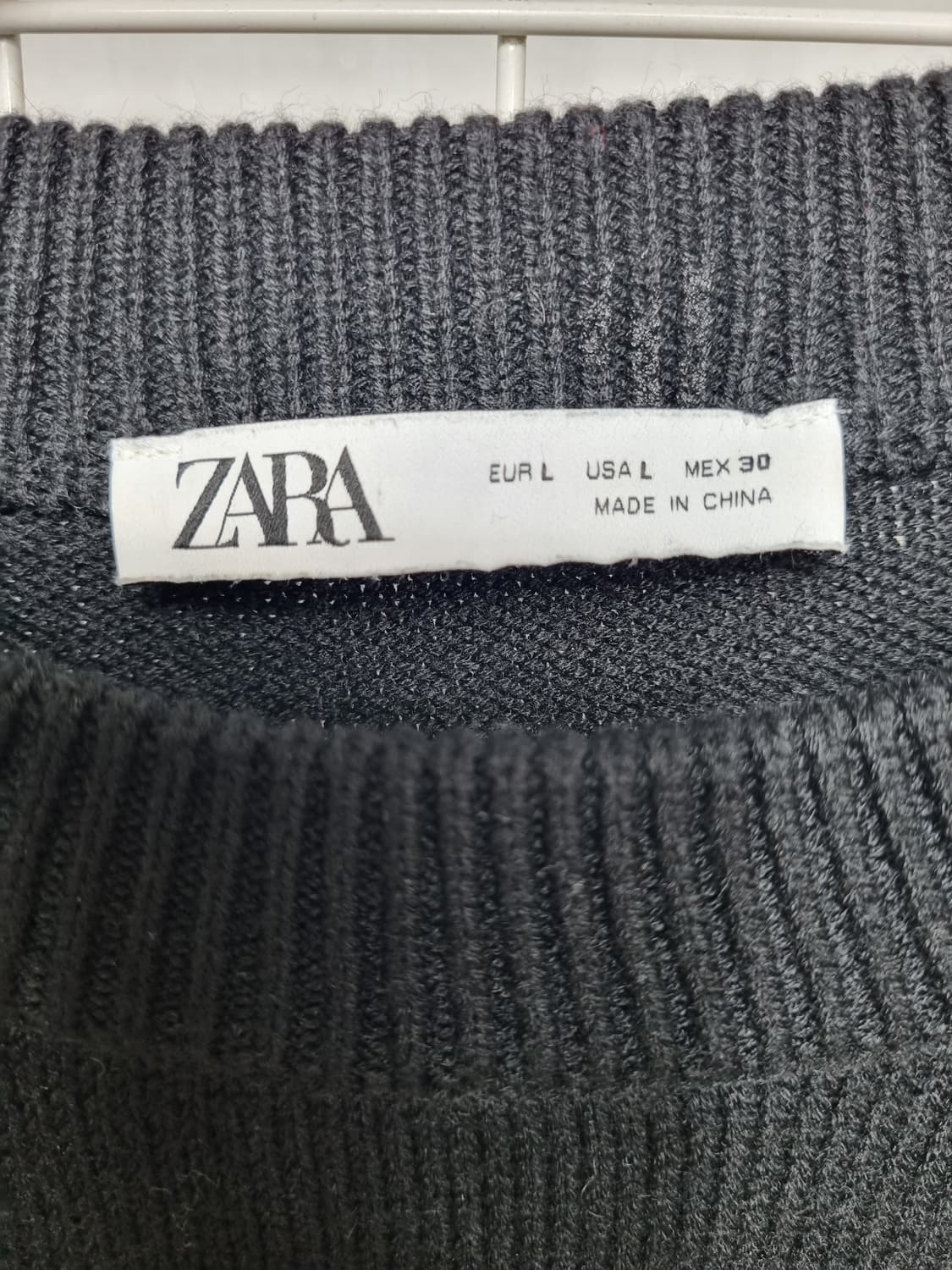 자라 니트 (블랙) 새상품급 상품이미지5