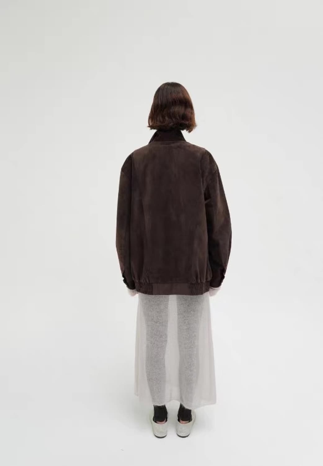 모노하 스웨이드 자켓 다크브라운 상품이미지3
