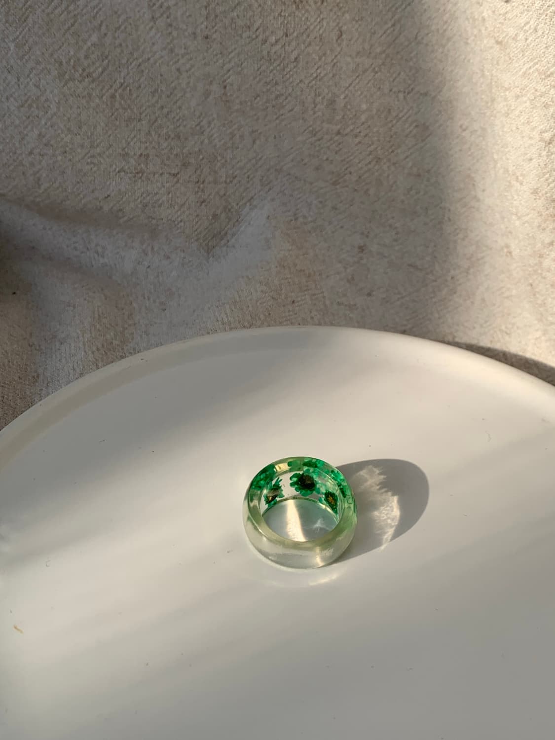 Green transluent ring  상품이미지2