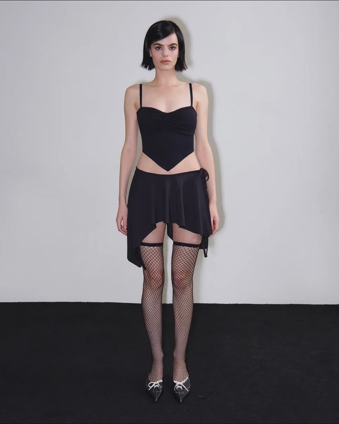 비나제이 수영복 언발 러플 스커트 커버업 새상품 상품이미지1