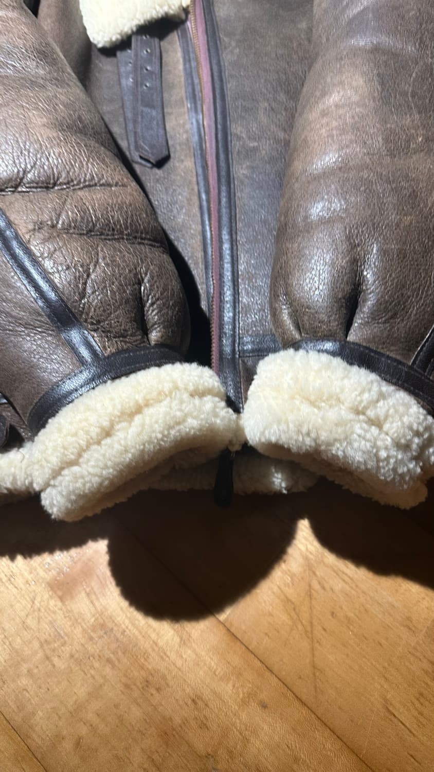 USA AVIREX 아비렉스 B-3 무스탕 상품이미지4