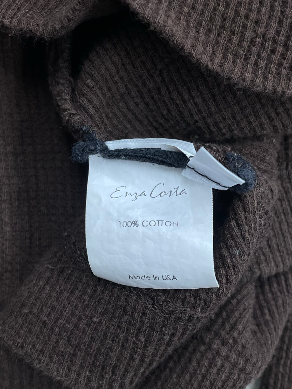 Enza Costa waffle Longsleeve 상품이미지5