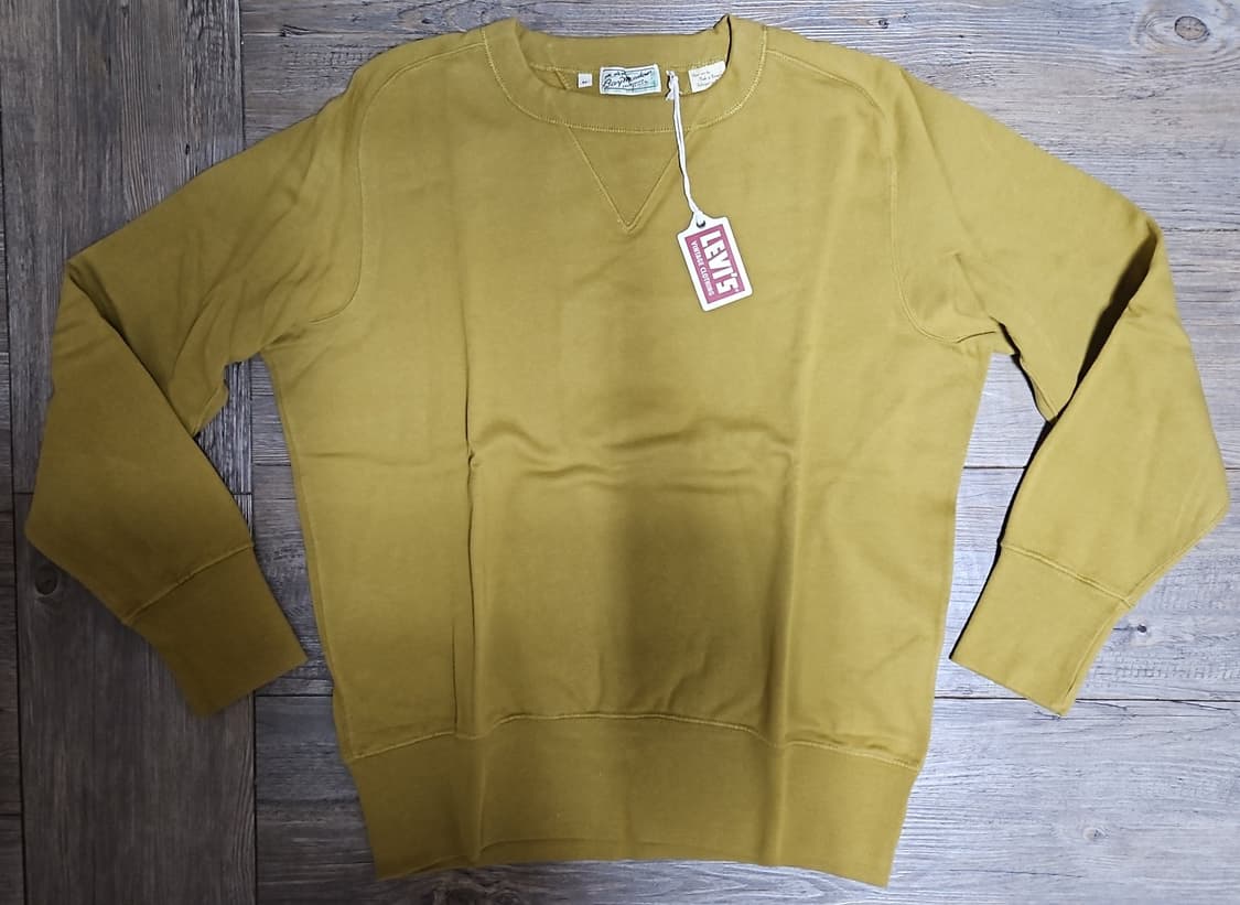 리바이스 LVC 1940's 베이 메도우 스웨트셔츠 에크루 올리브 M 상품이미지1