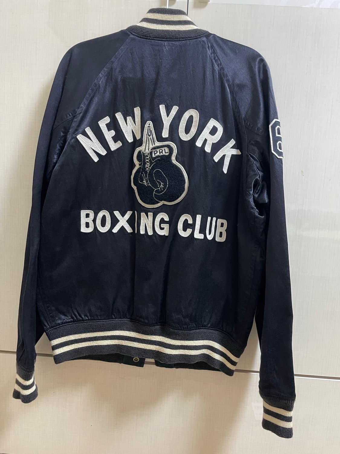 polo ralph lauren satin jacket black 상품이미지2