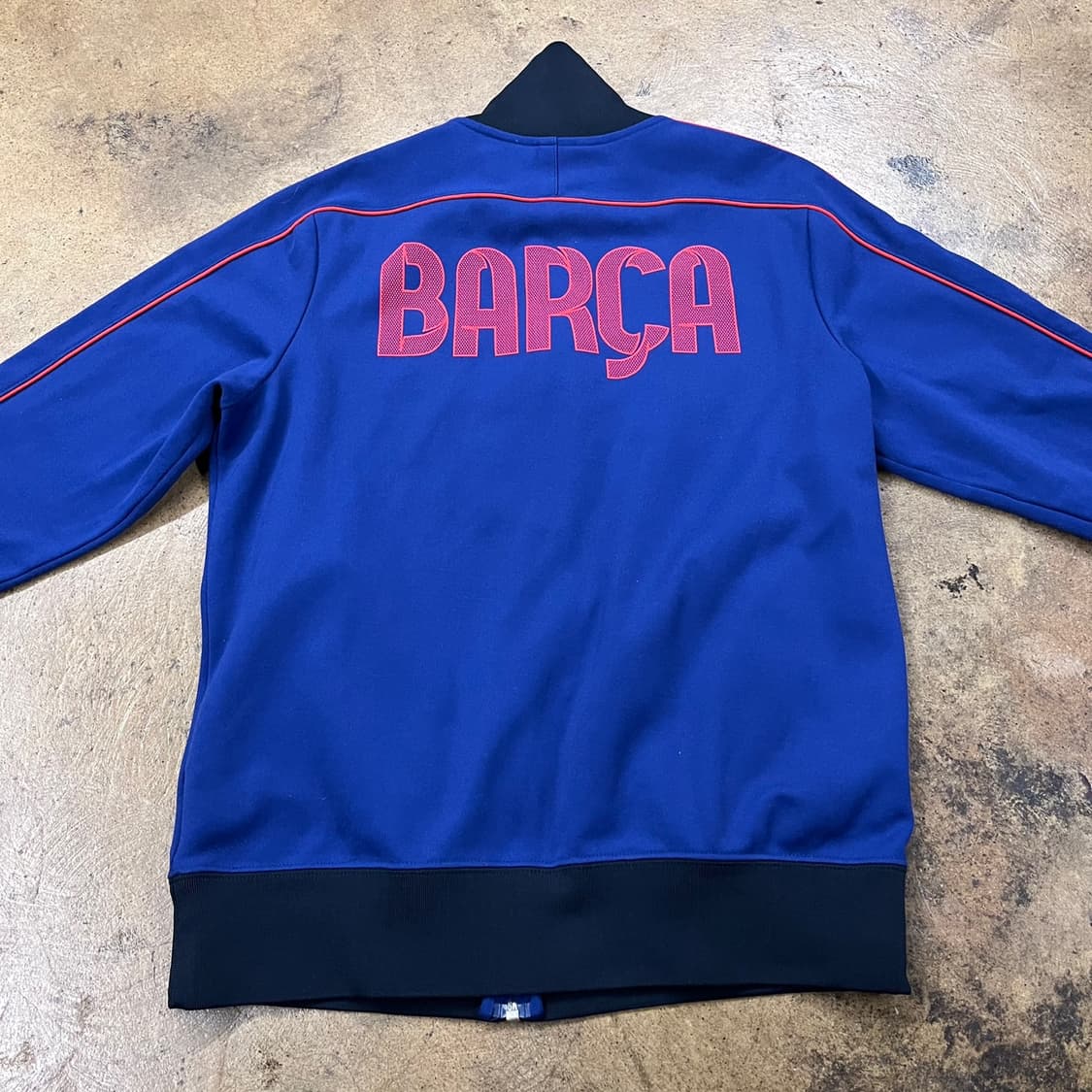 [정품/L] 나이키 FC 바르셀로나 트랙탑 져지 자켓 블루 b10 상품이미지4