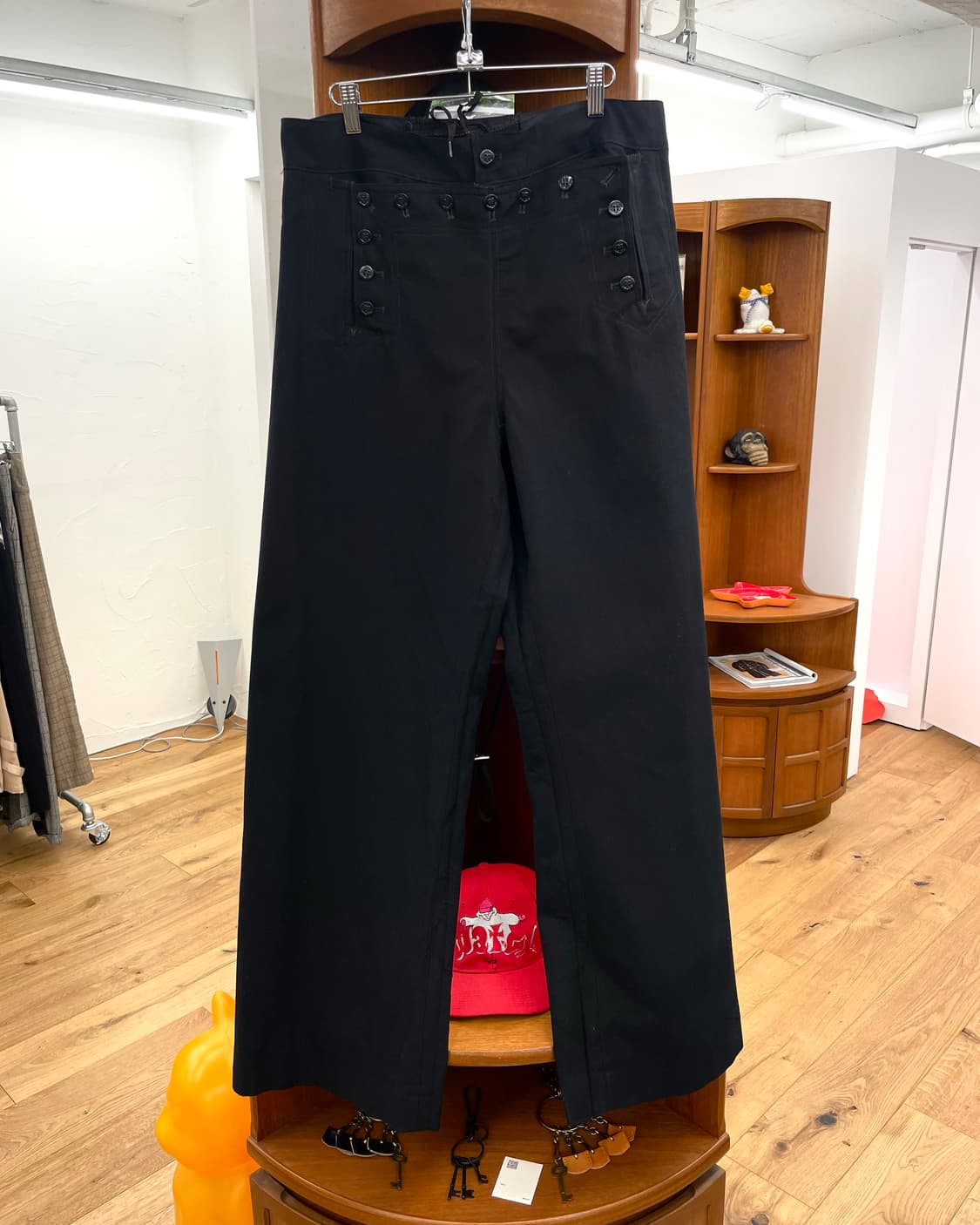 [35] US Navy 세일러 플레어 울 팬츠 상품이미지4