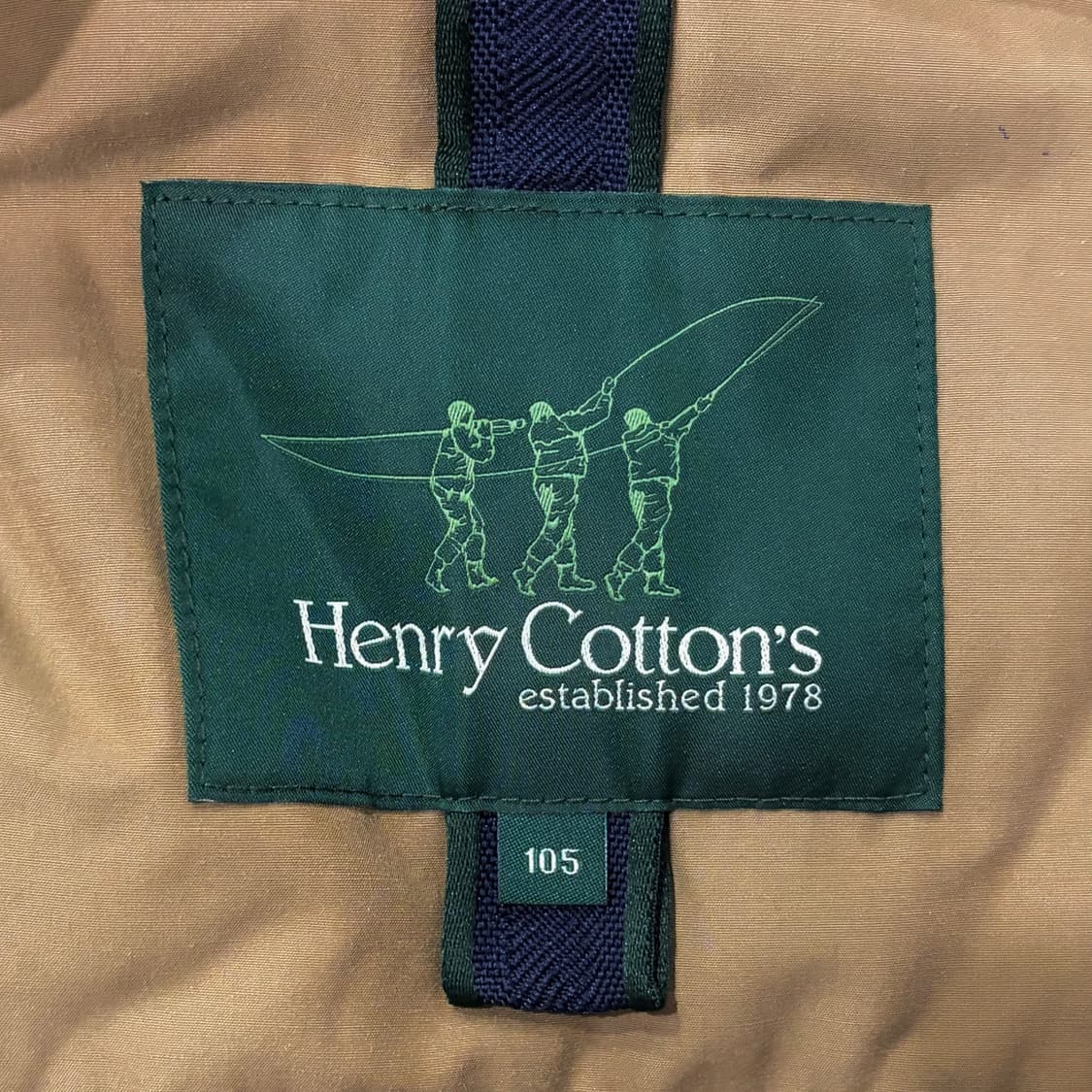 헨리코튼 하프 퀼팅 자켓 (L) 상품이미지7