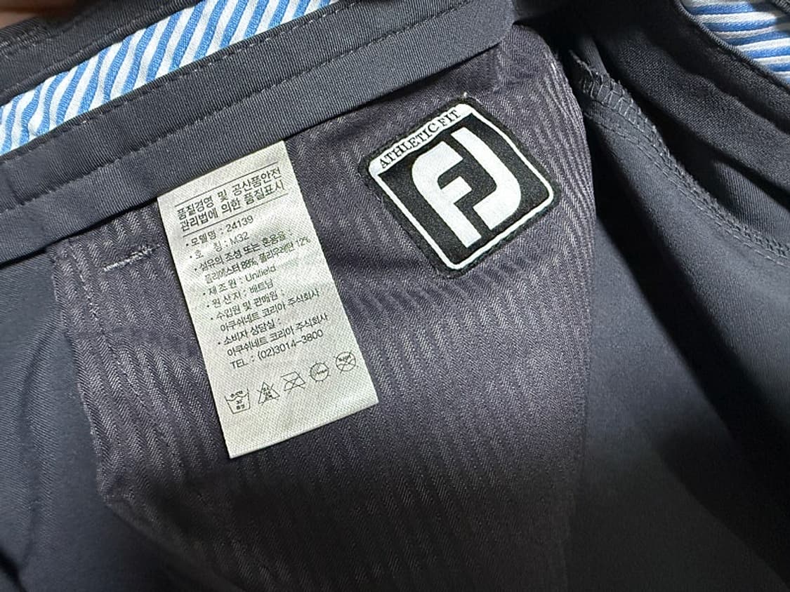 풋조이 골프바지 남성용 32인치 상품이미지6