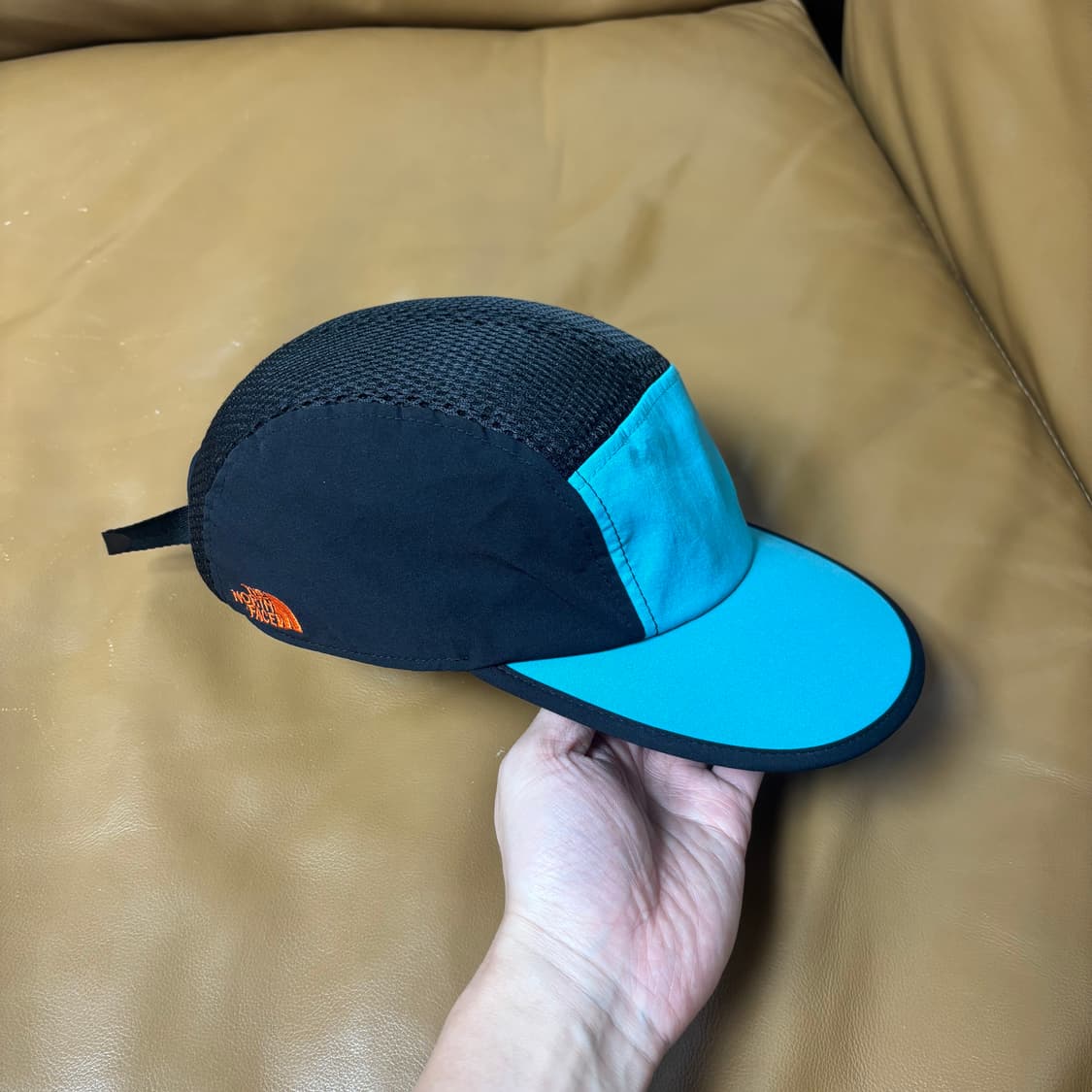 빔즈 빔스 노스페이스 러닝캡 캠프캡 모자 메쉬 틸 블루 상품이미지3