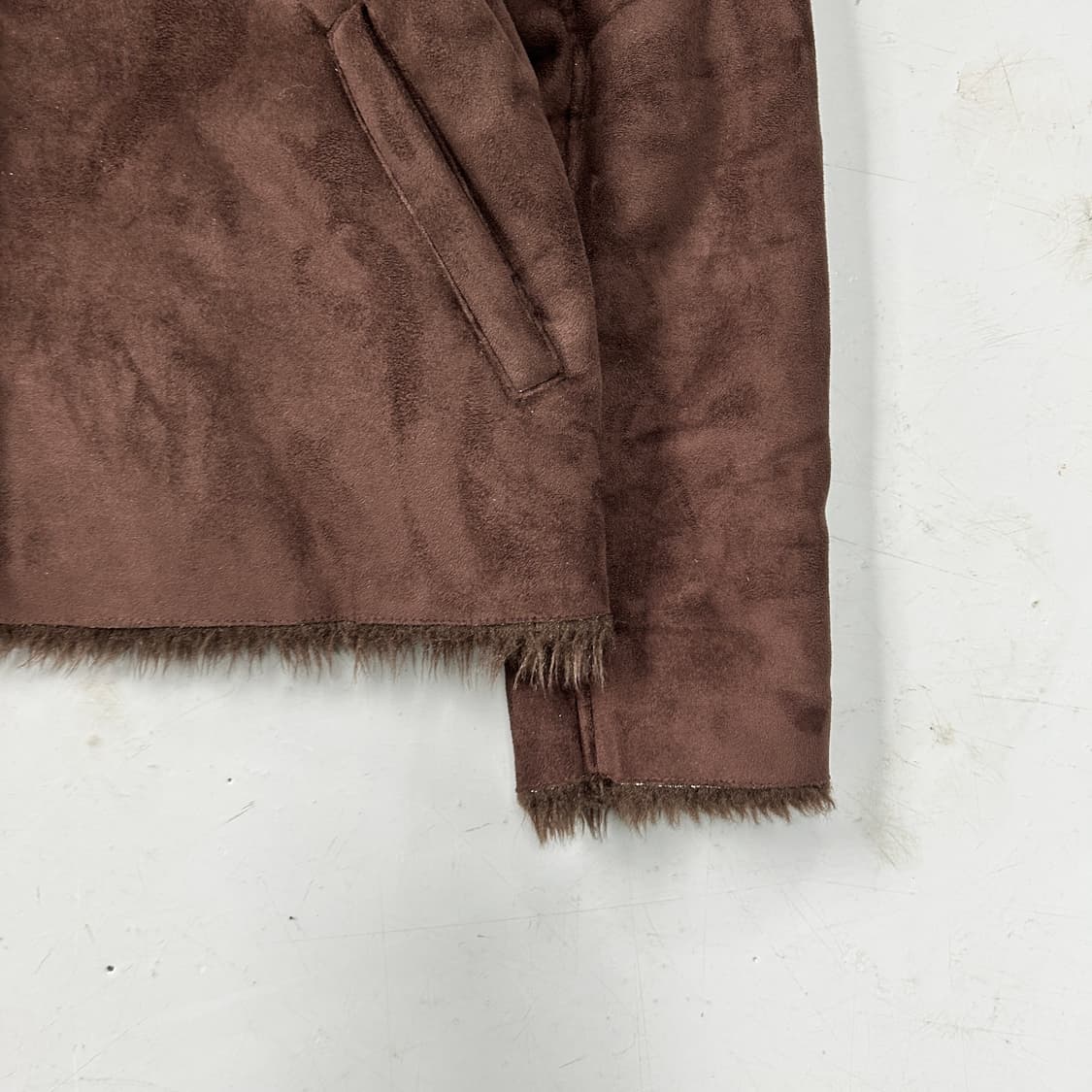 핑크하우스 스웨이드 퍼 자켓 상품이미지3