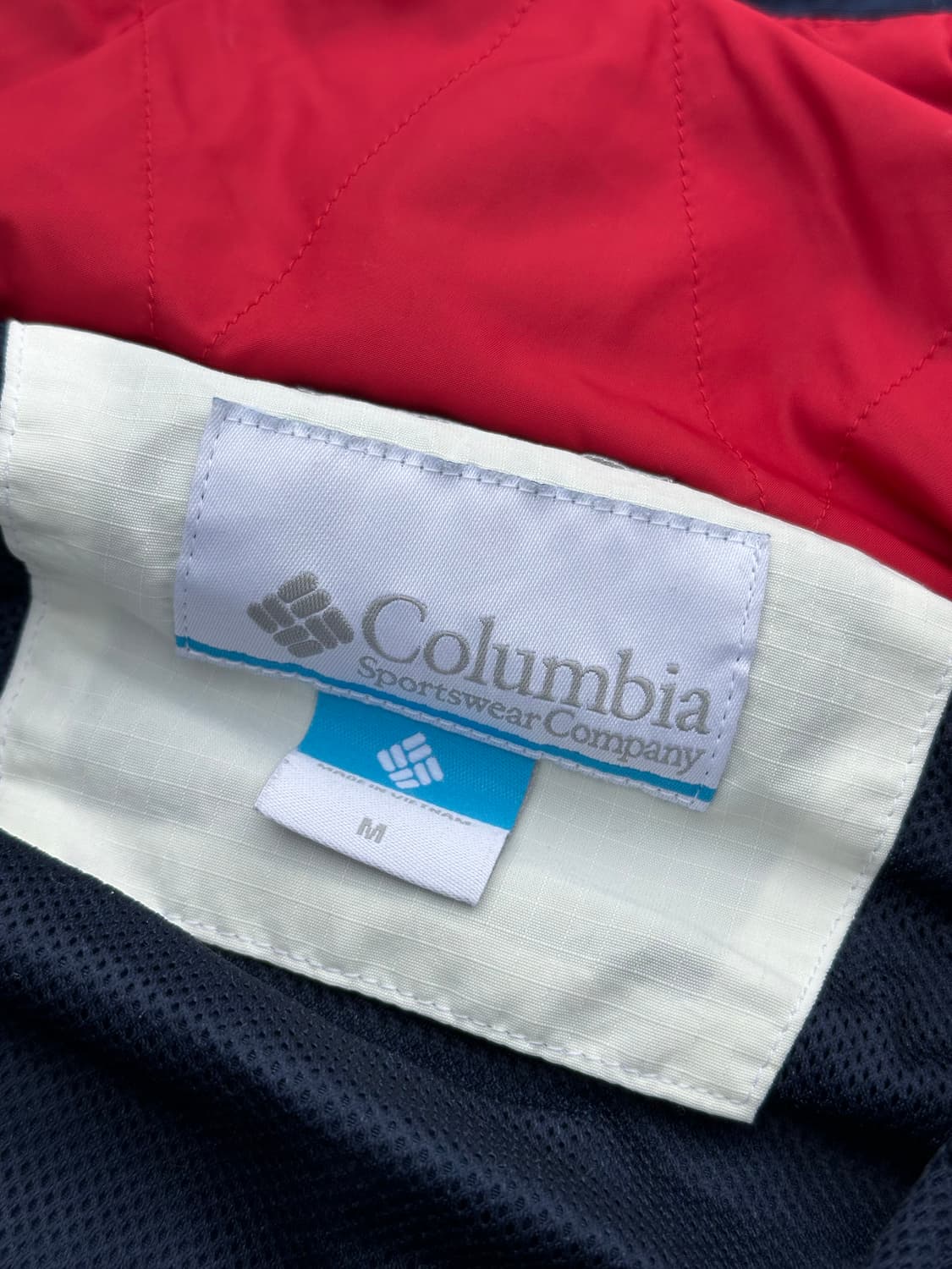 컬럼비아 바람막이 네이비/화이트 상품이미지5