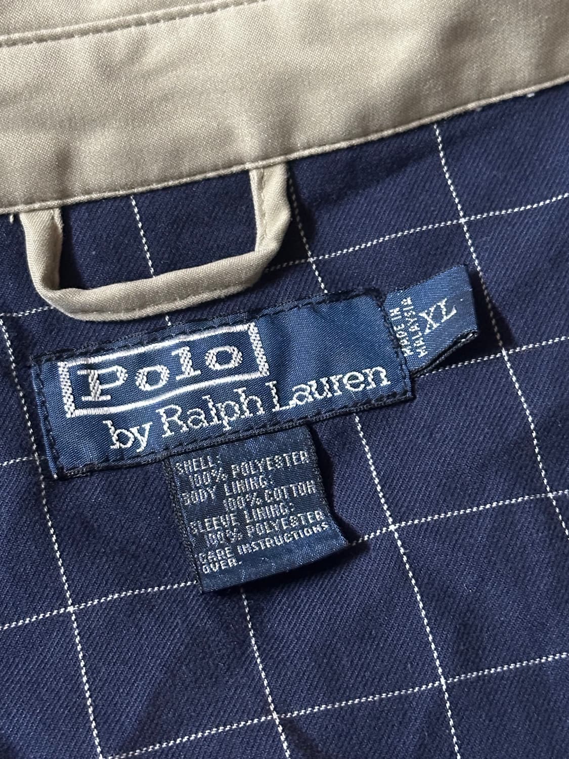 폴로 랄프로렌 베이지 해링턴 스윙탑 자켓 XL 상품이미지6