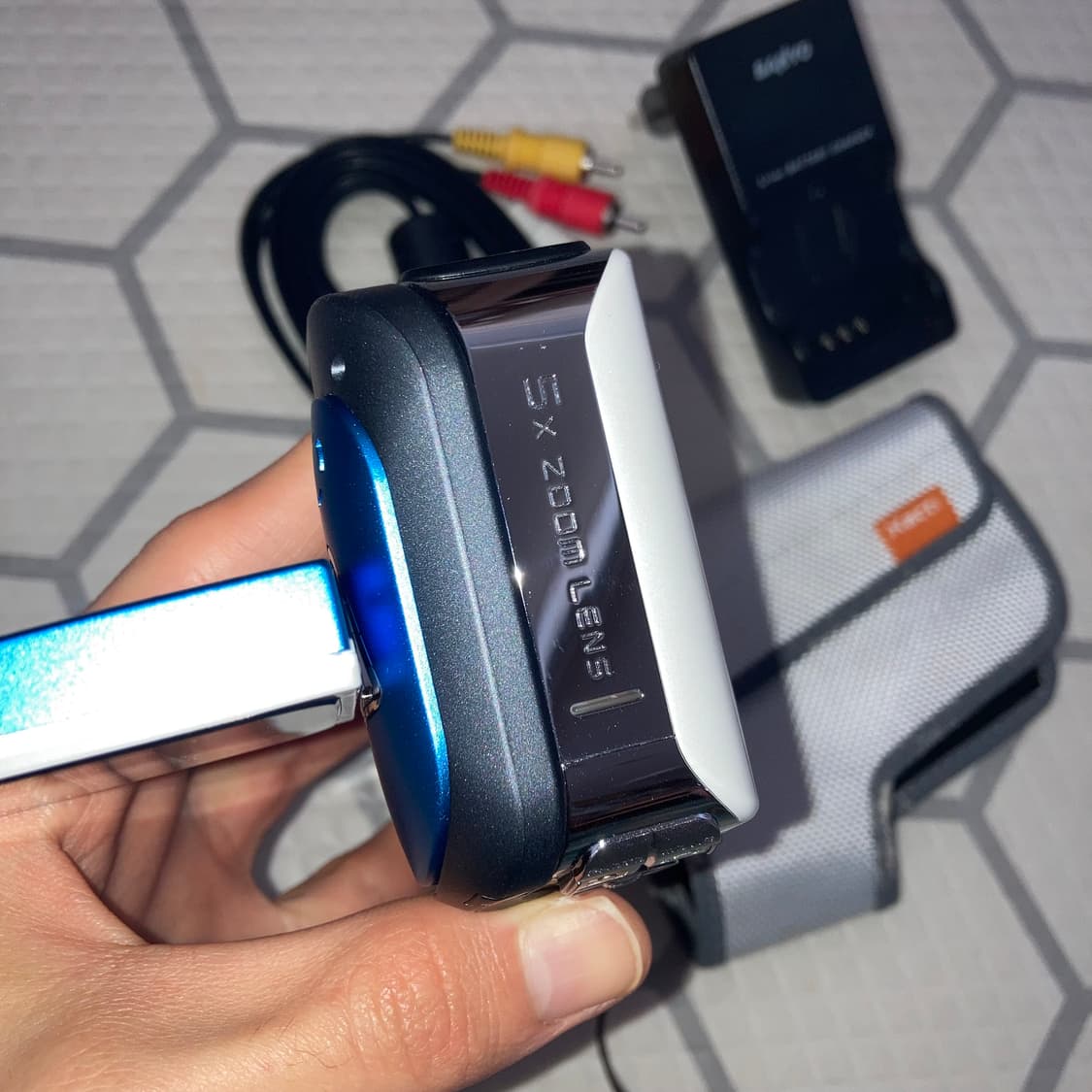 산요 작티 DMX-CA8 블루 산요작티 CA8 빈티지 캠코더 상품이미지4