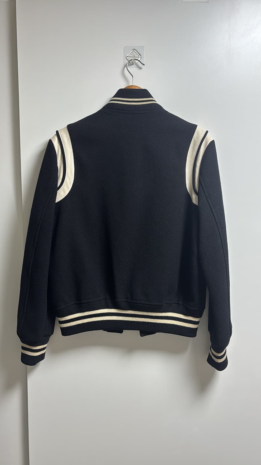 생로랑 13fw 에디슬리먼 테디 바시티 자켓 초판 46사이즈 상품이미지2