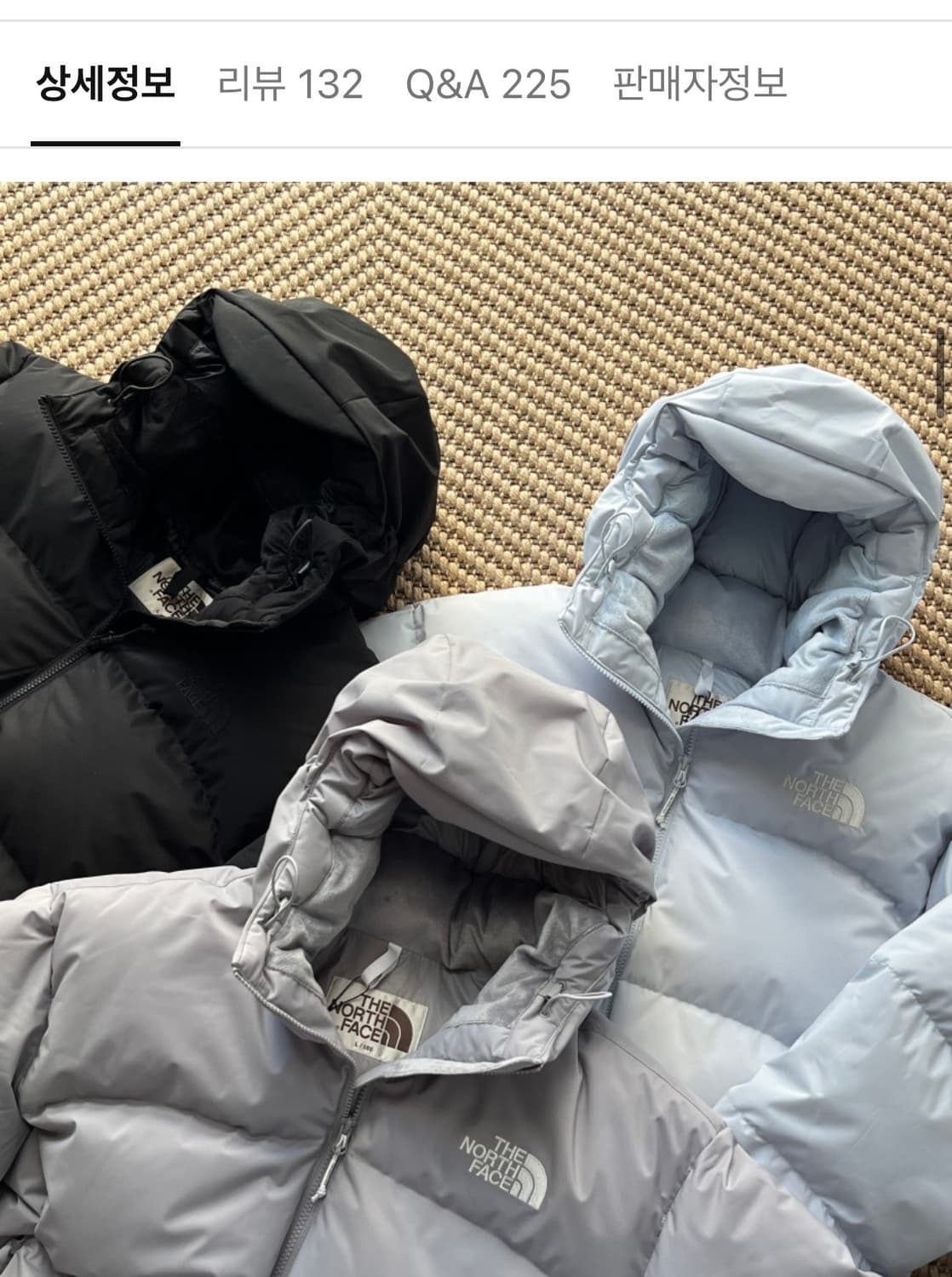 노스페이스 화이트라벨 후드 패딩 상품이미지2