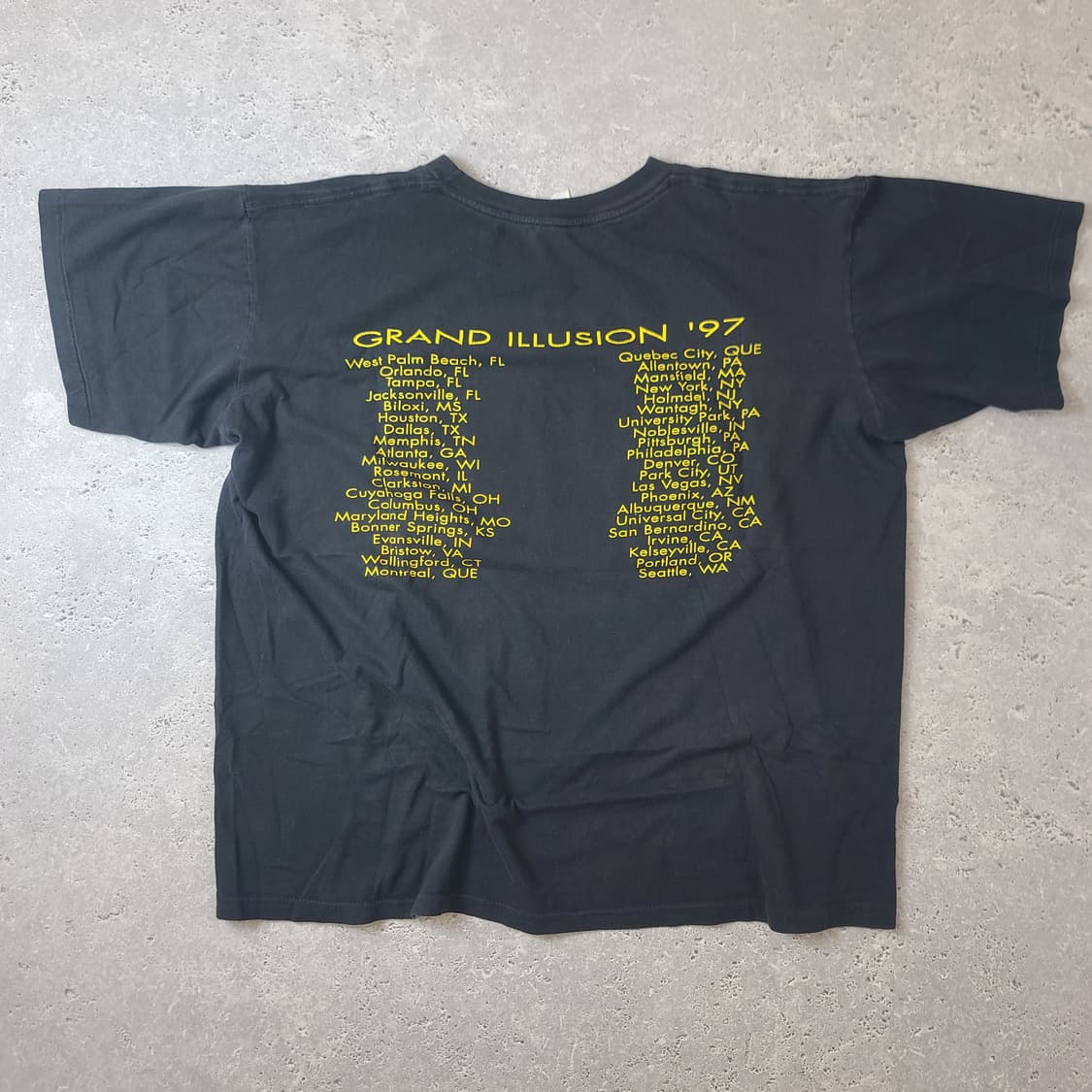 빈티지 1997 STYX Grand illusion tour tee 상품이미지2