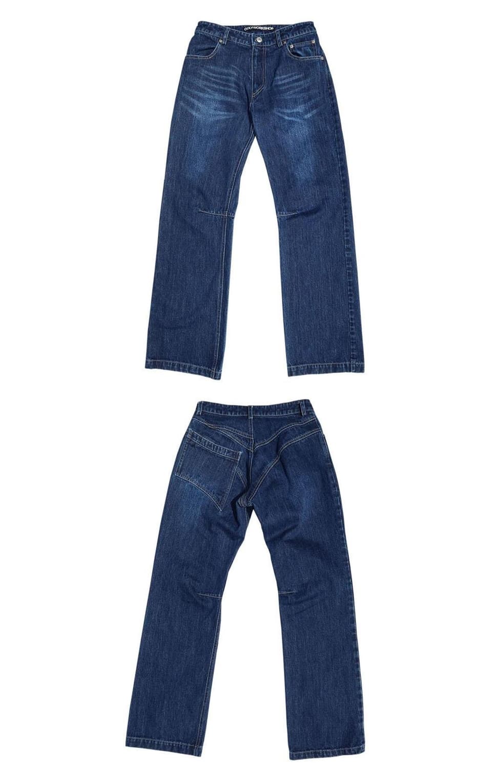 Odlyworkshop 스트레이트 진 인디고 상품이미지3