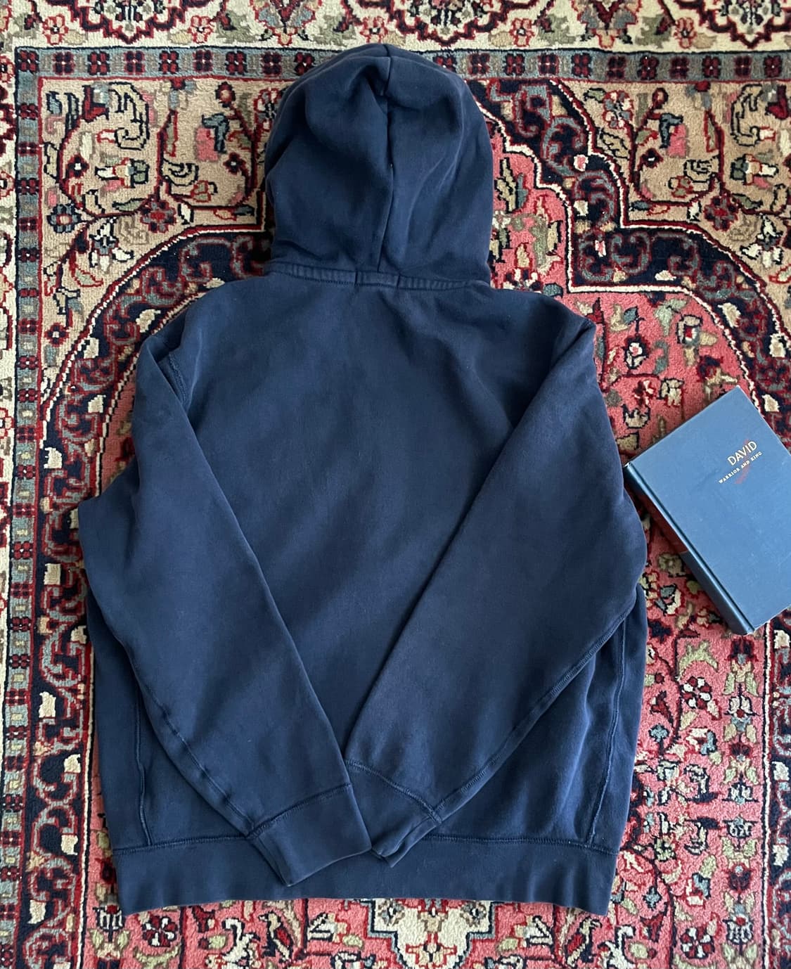 폴로 랄프로렌 네이비 기모 후드 집업 상품이미지6