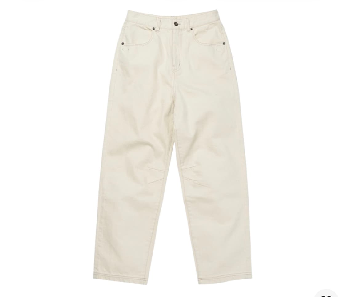 (W) 미스치프 롬버스 슬로치 진 크림 (M) 상품이미지1