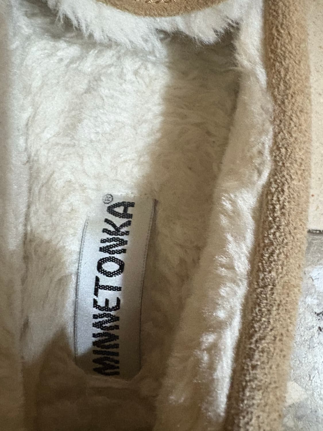 미네통카 모카신 털부츠 여성용 230 상품이미지4