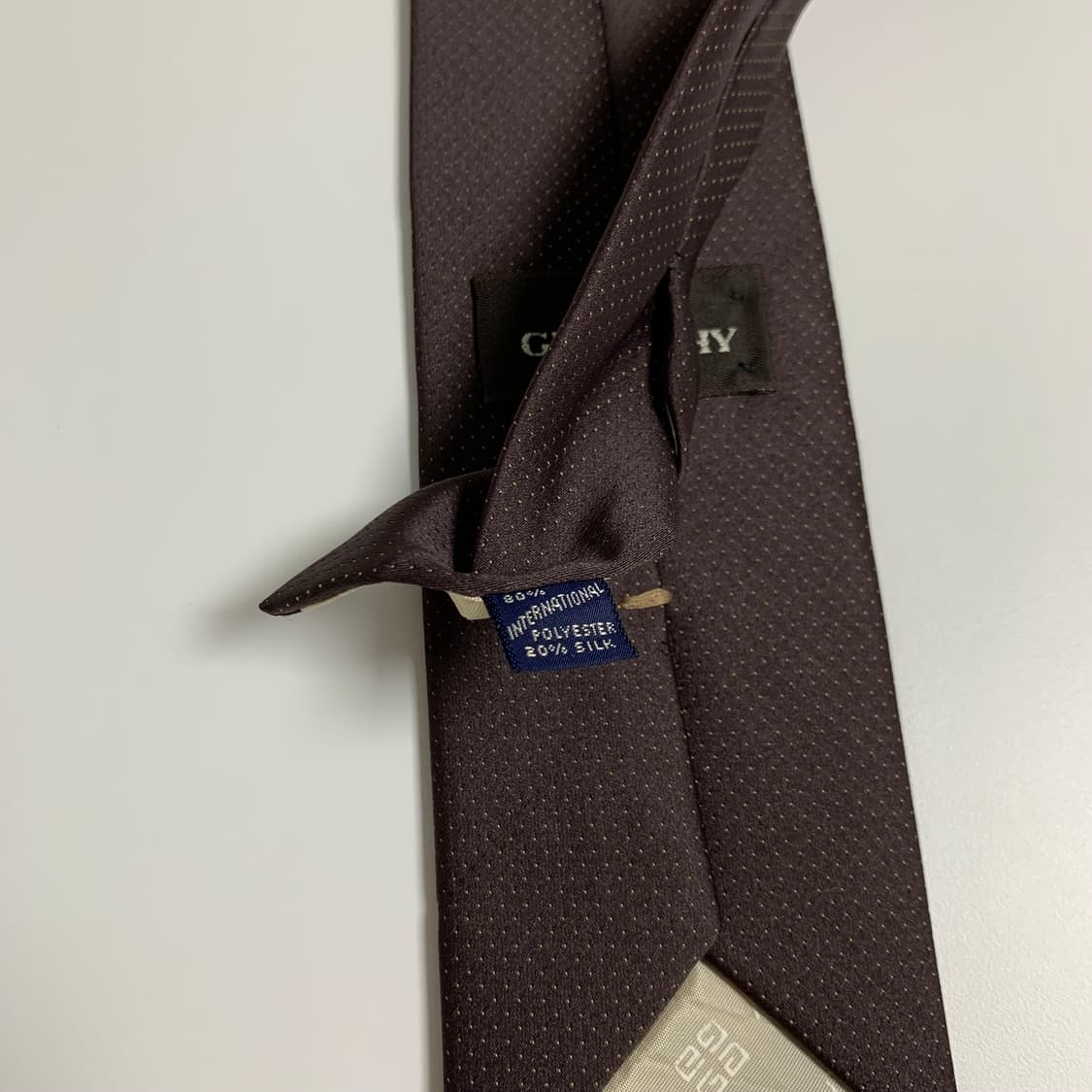 지방시(GIVENCHY) 혼방 클래식 정장 슬림넥타이 A등급 7.5cm 상품이미지7