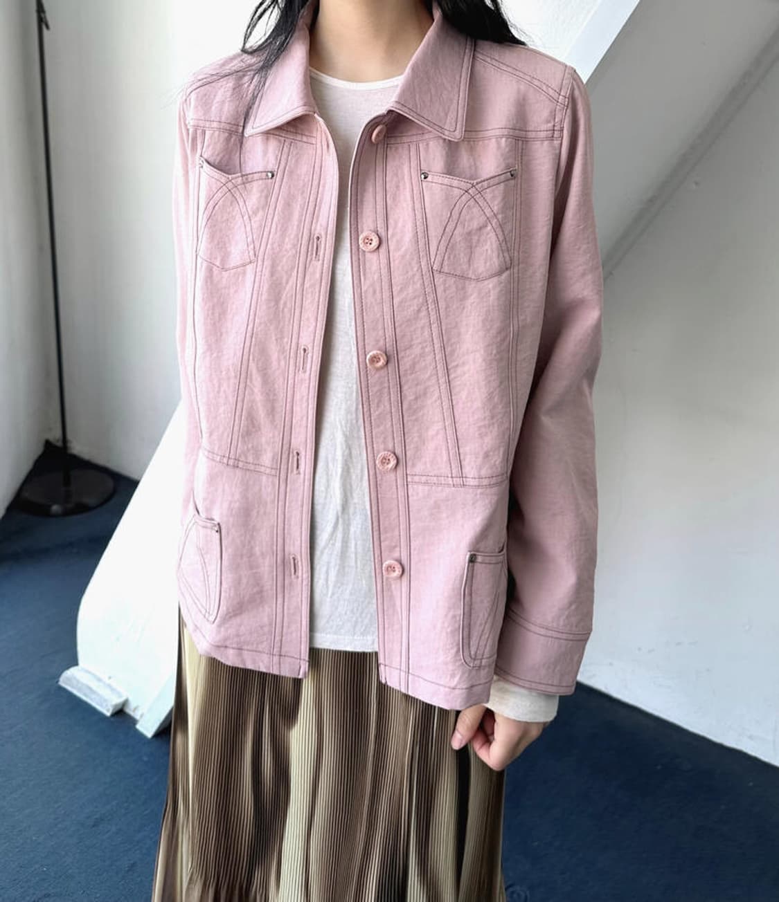 Washed poly design single jack 상품이미지10