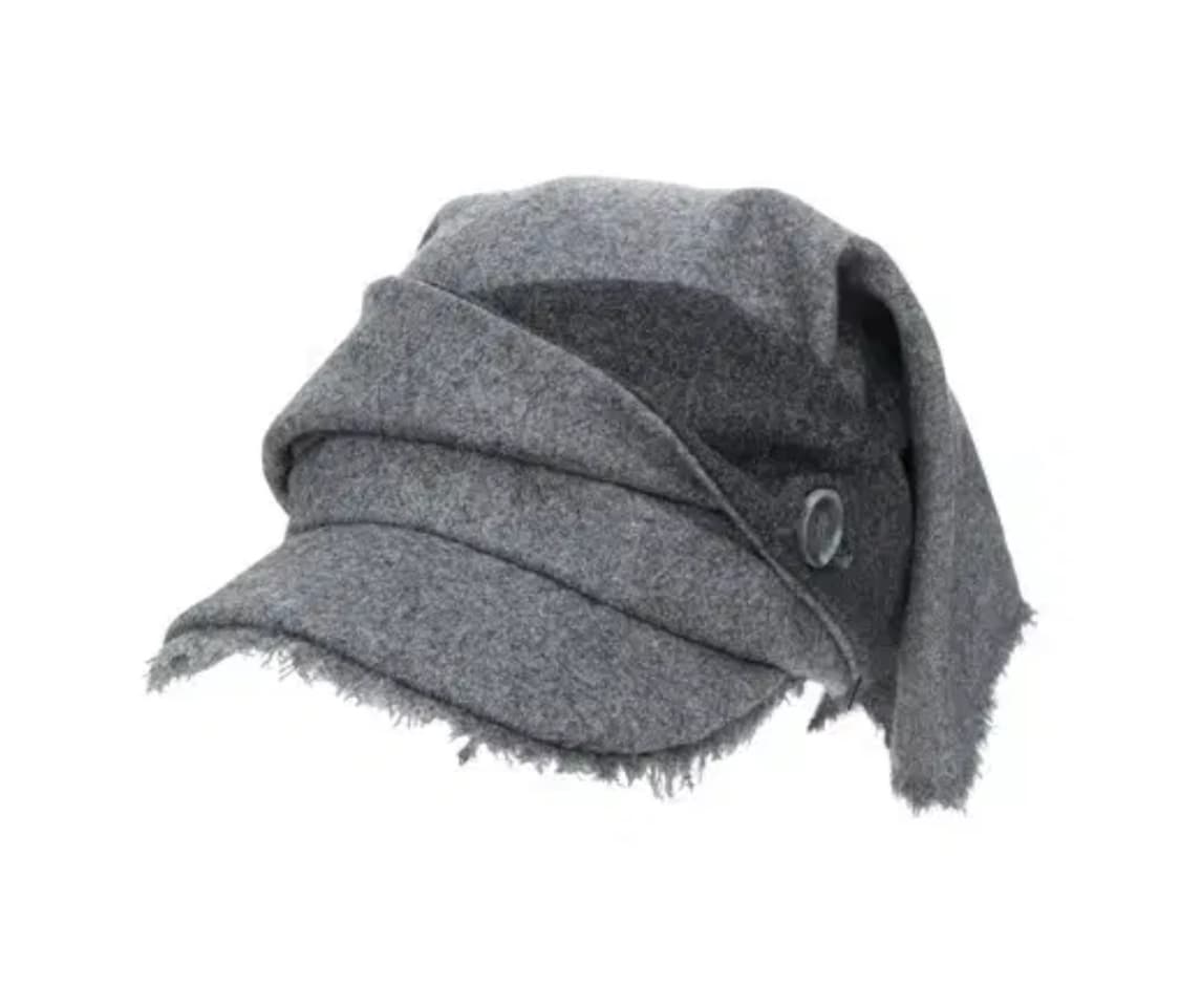 오호스 스카프 베일 울 캡 그레이 상품이미지1