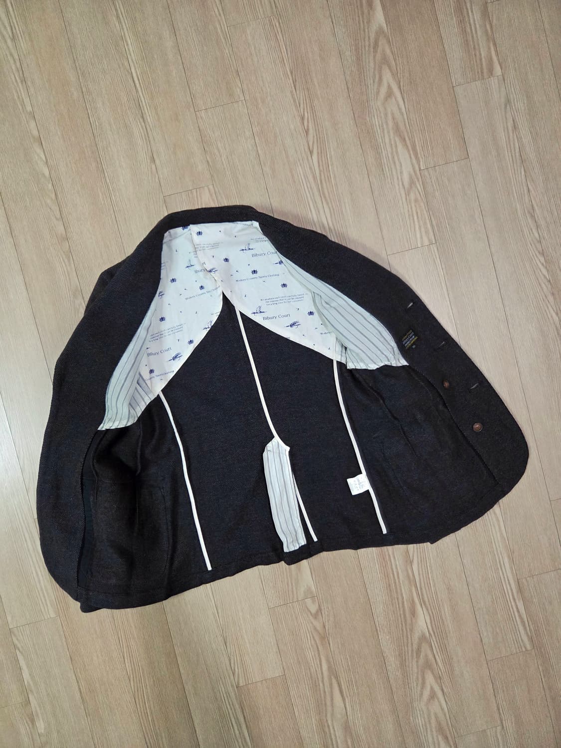 YUICHI SHOMOMA JAPAN 다크 브라운 울 재킷 상품이미지8