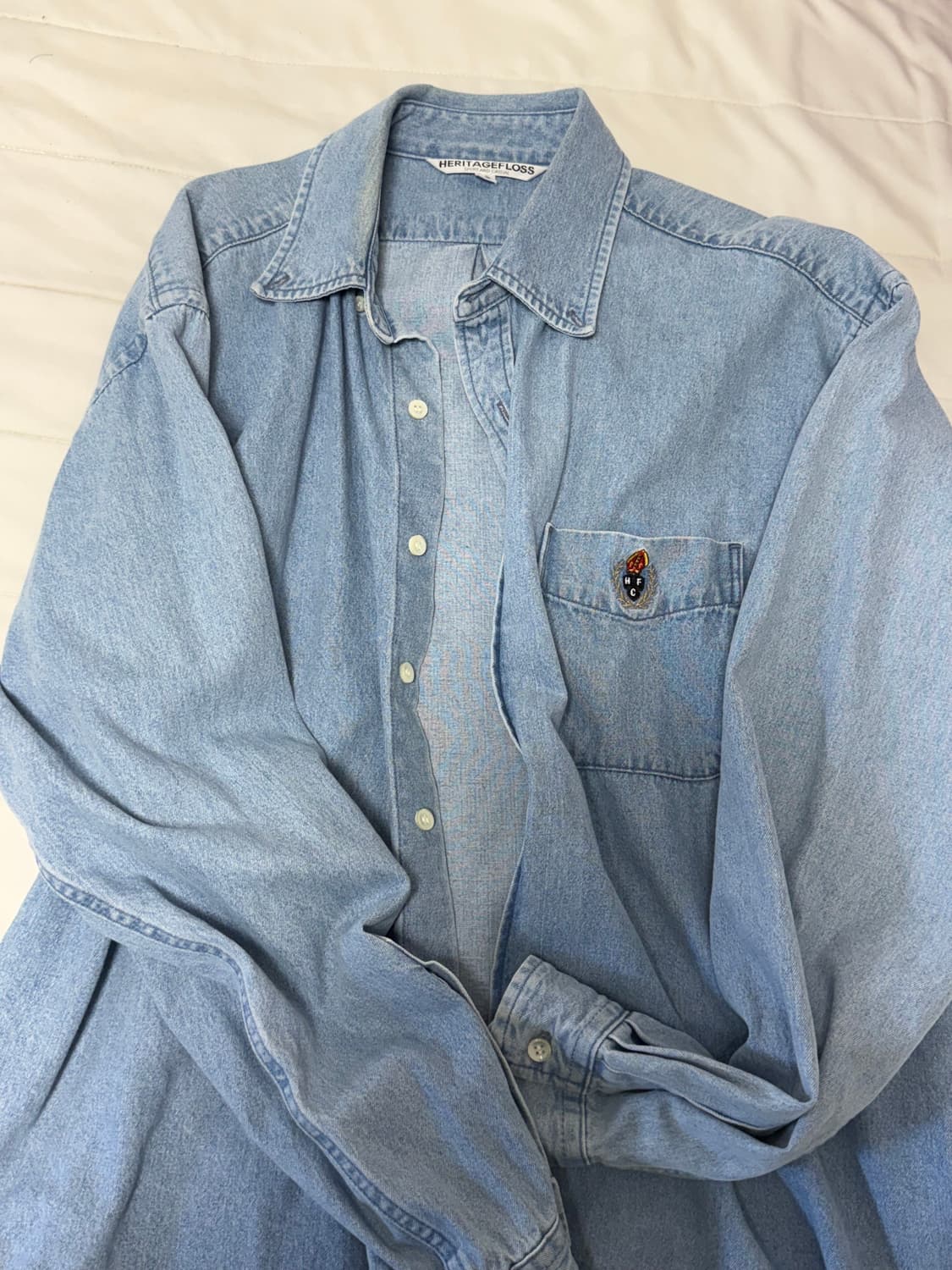 헤리티지플로스 데님 셔츠 m 상품이미지1