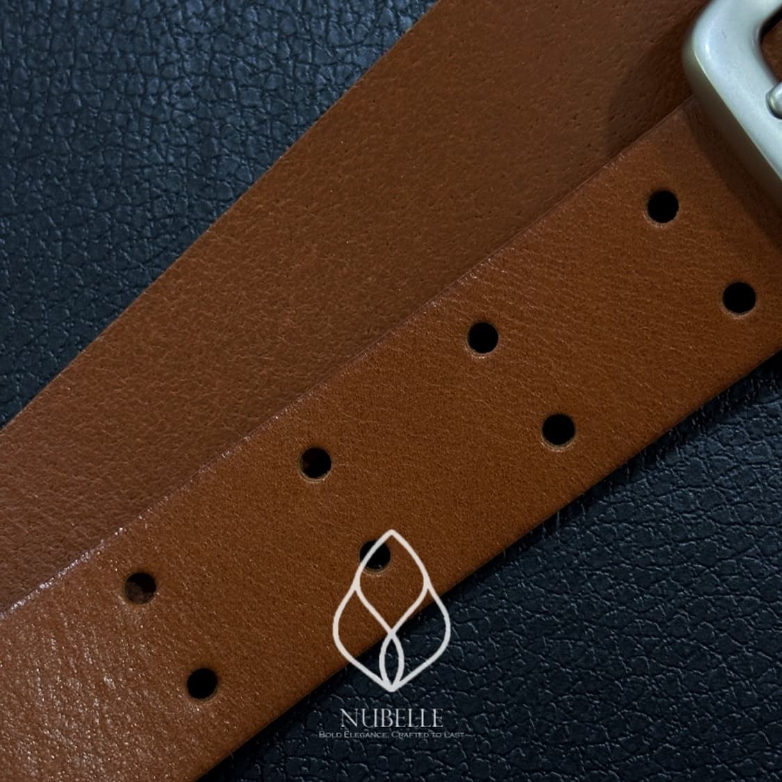 🌗 Double hole belt / 베지터블 소가죽 더블홀 벨트 상품이미지6