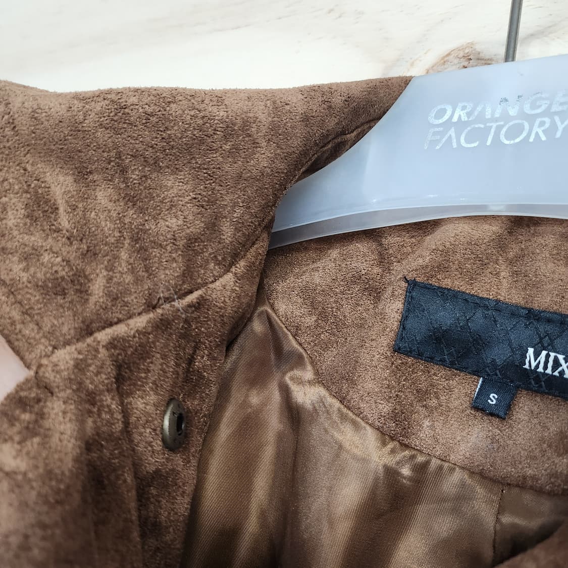 126) 미쏘 MIXXO  스웨이드 코트 상품이미지4