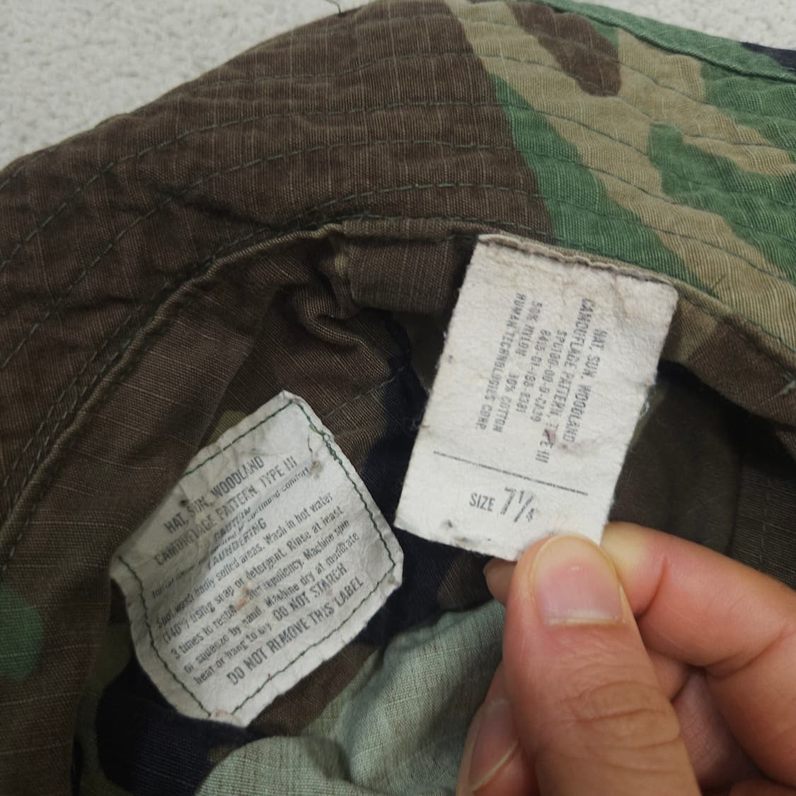 미군 우드랜드 부니햇 상품이미지5