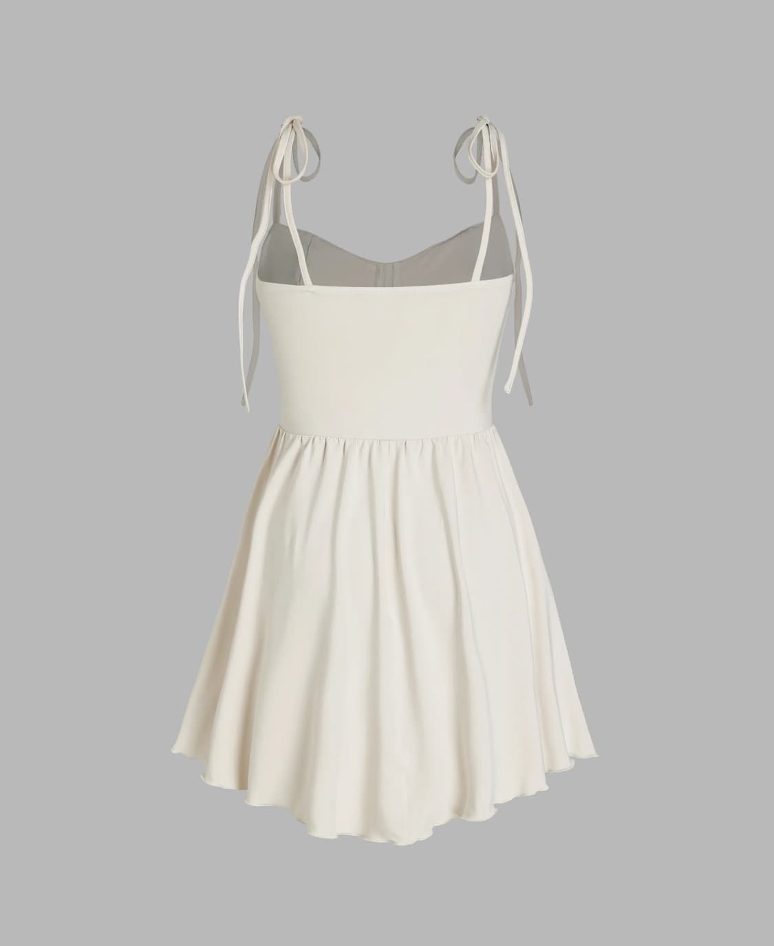 아이보리 코르셋 미니 원피스 상품이미지2