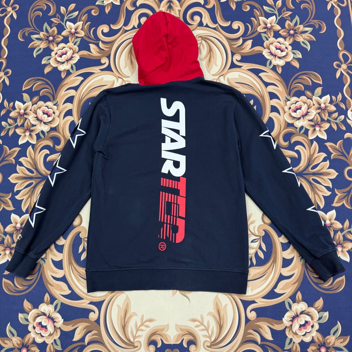 (XL)스타터 STARTER USA 후드집업티셔츠(네이비) 상품이미지4