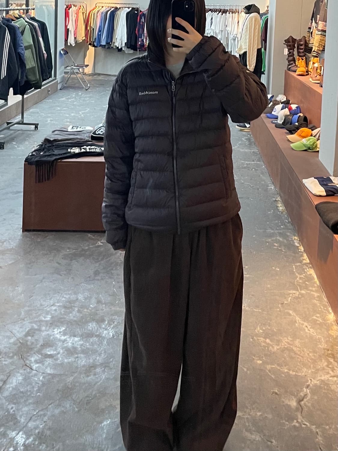 몽벨 구스다운 경량 패딩 자켓 H1052 상품이미지1