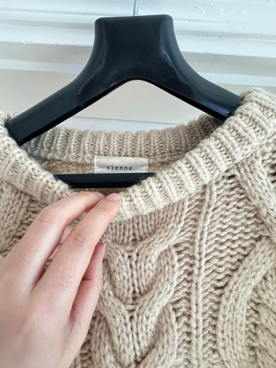 시엔느 올드 파더 스웨터 / 크림 컬러 상품이미지2