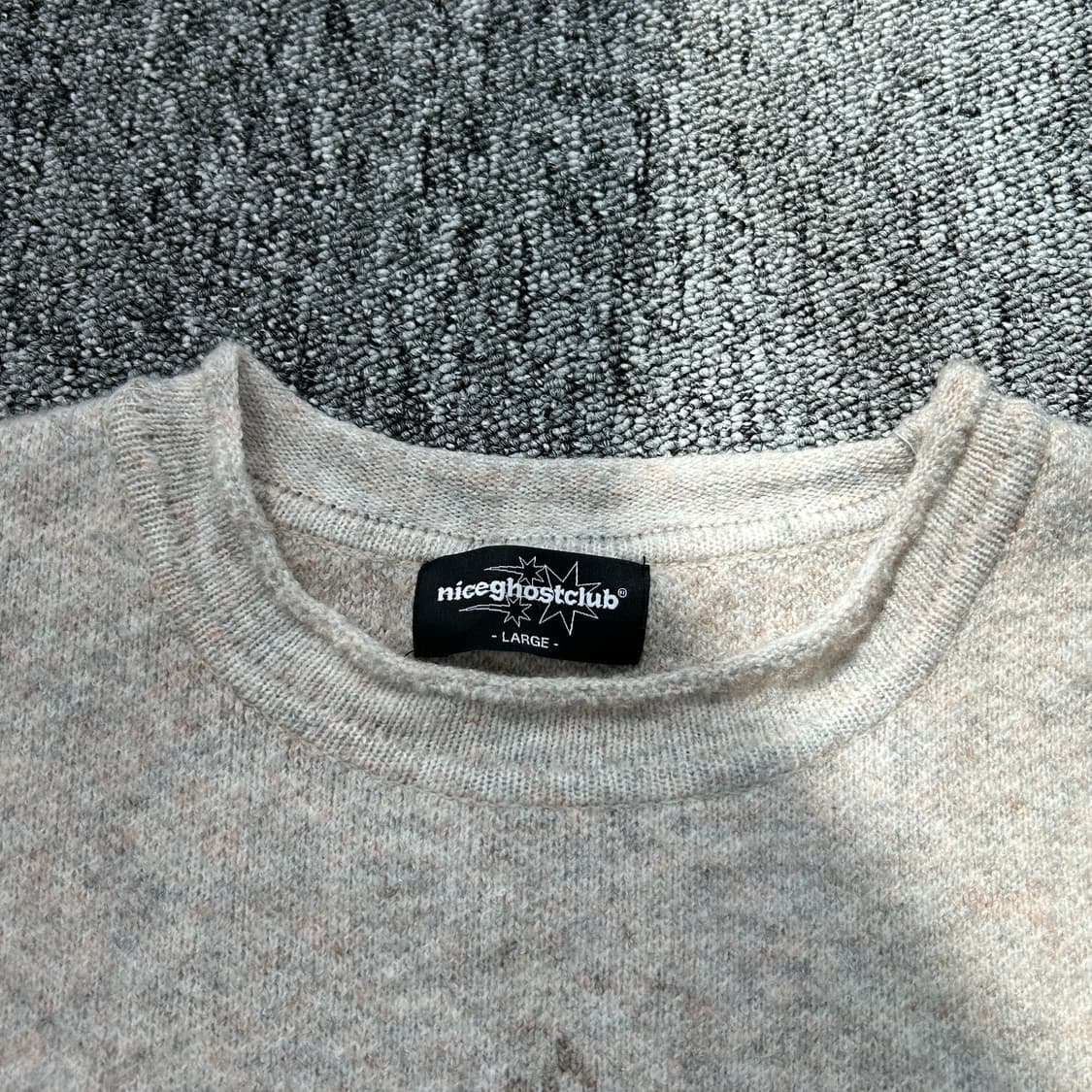 나이스 고스트 클럽 캔들 데미지 니트 상품이미지5