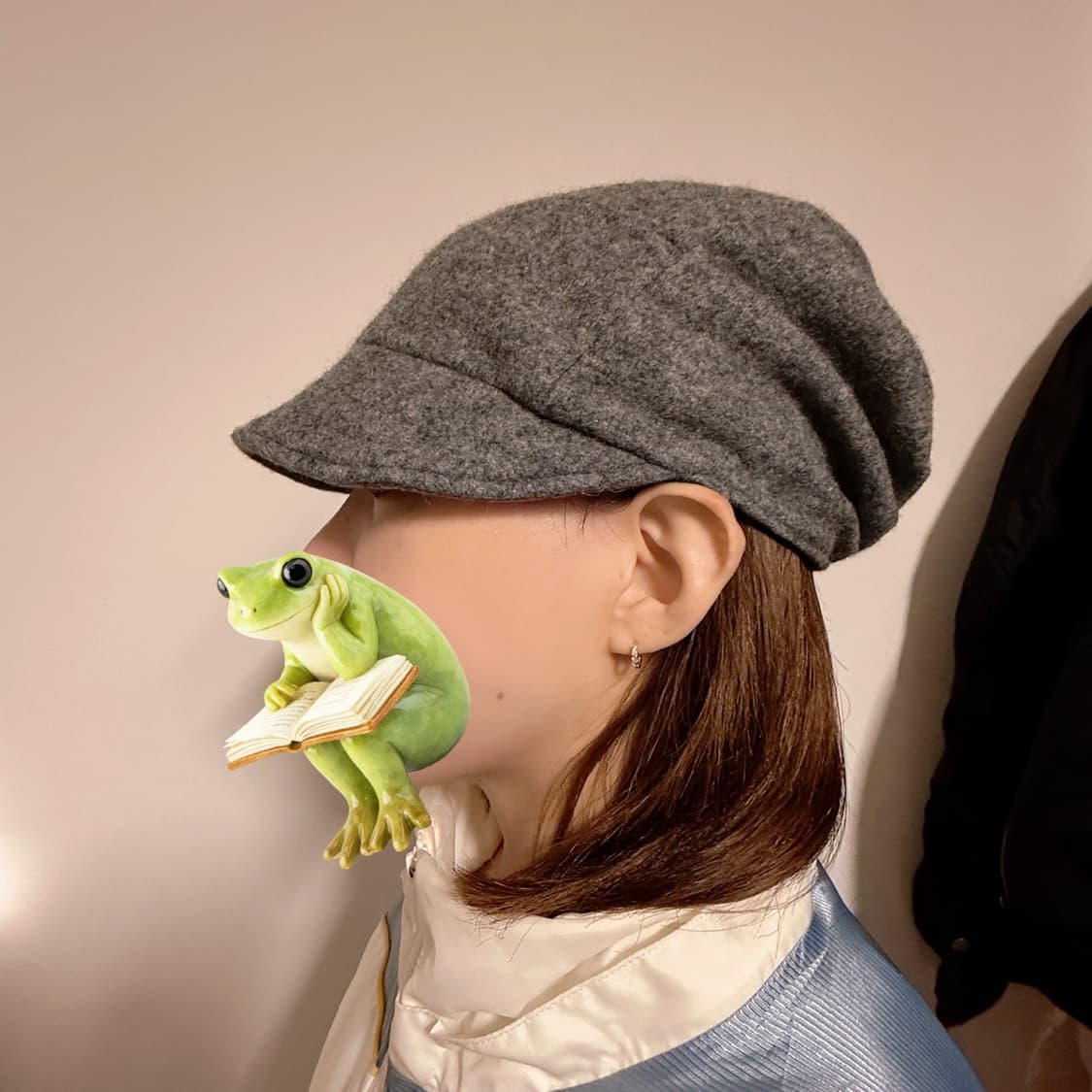 Ca4la 카시라 드레이프 울 캡 상품이미지2