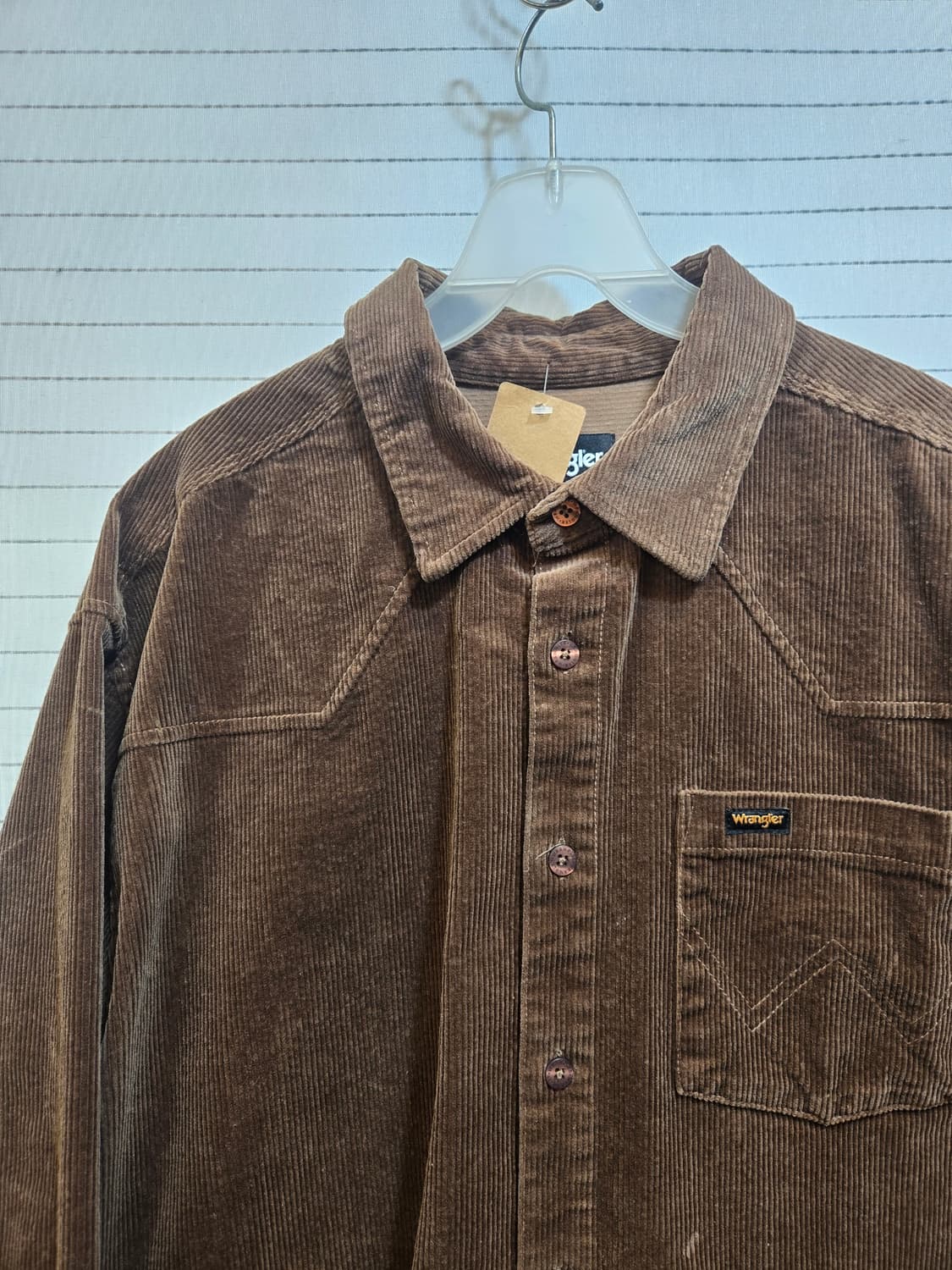 랭글러 코듀로이 브라운셔츠 상품이미지4