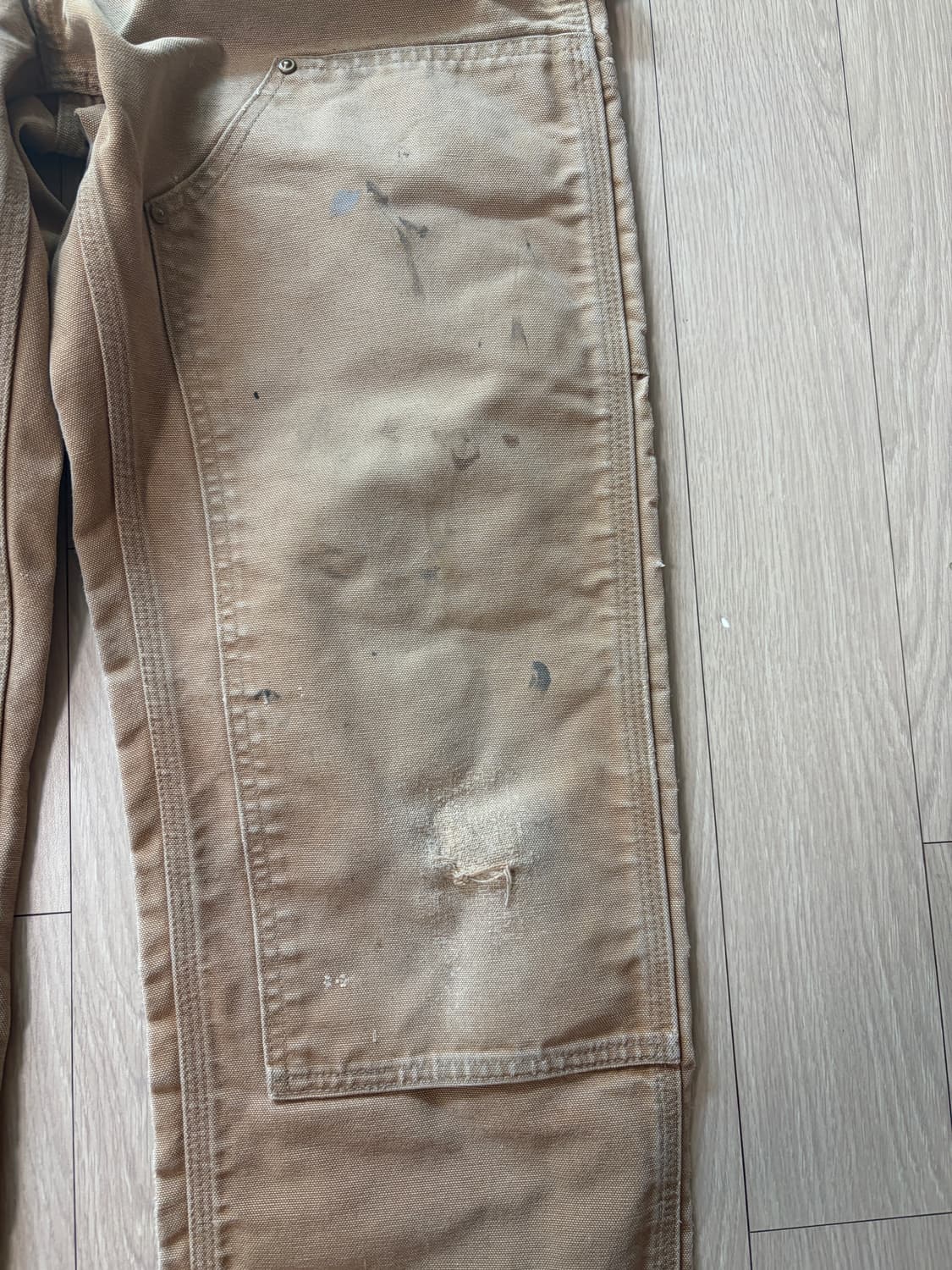 빈티지 USA 칼하트 더블니 브라운 30/30 상품이미지4