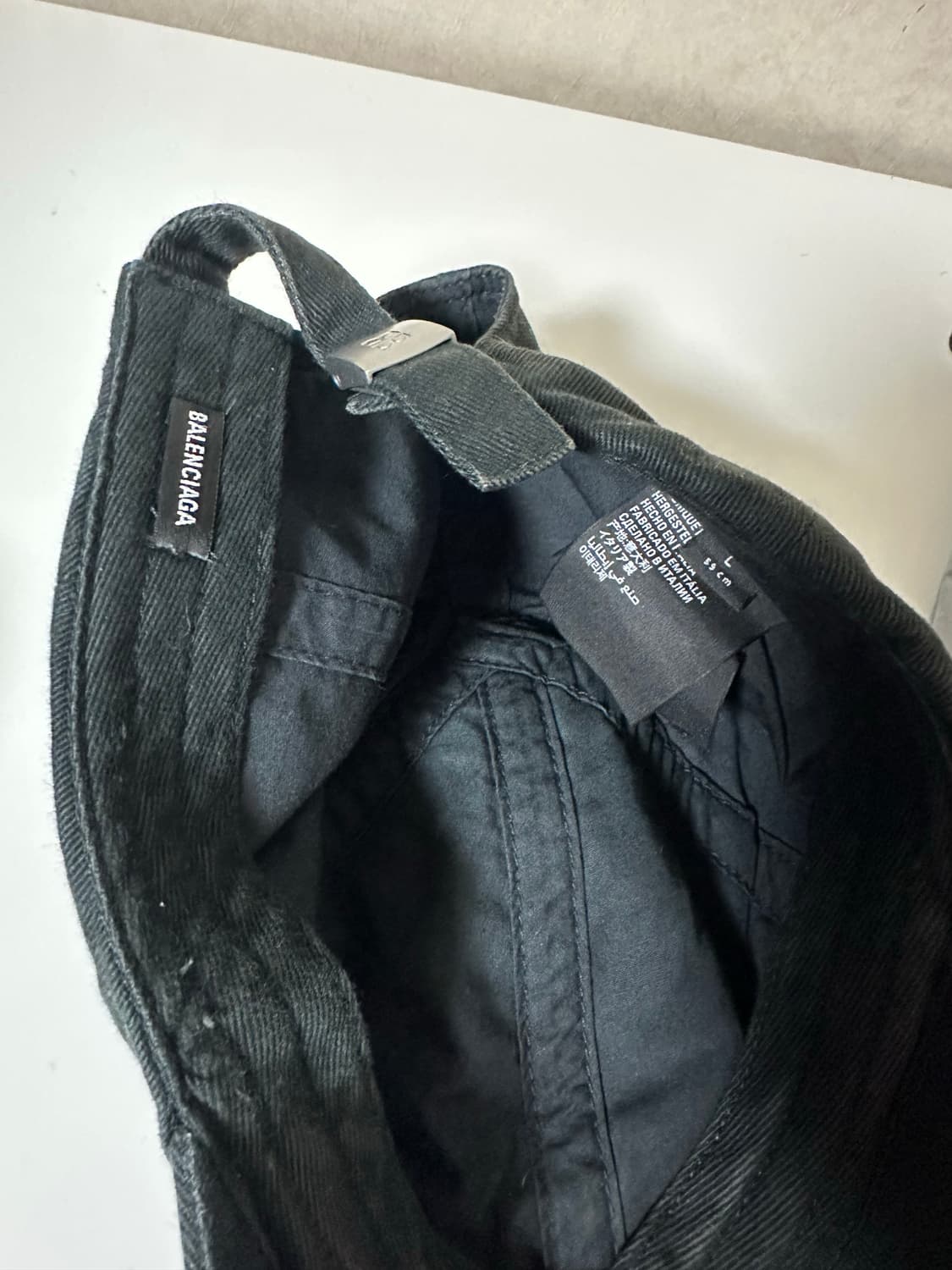 발렌시아가 다이에그널 볼캡 L사이즈 상품이미지2