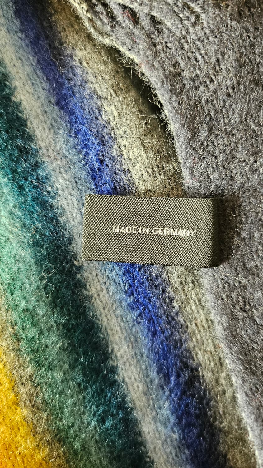 (1회착용드라이클리닝)폴스미스 레인보우 울 머플러 상품이미지5