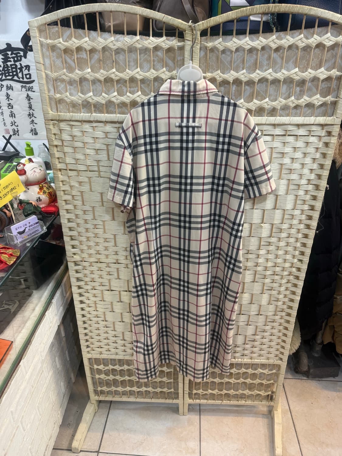 66-77 정품 버버리 노바체크 롱 원피스 팝니다 상품이미지5