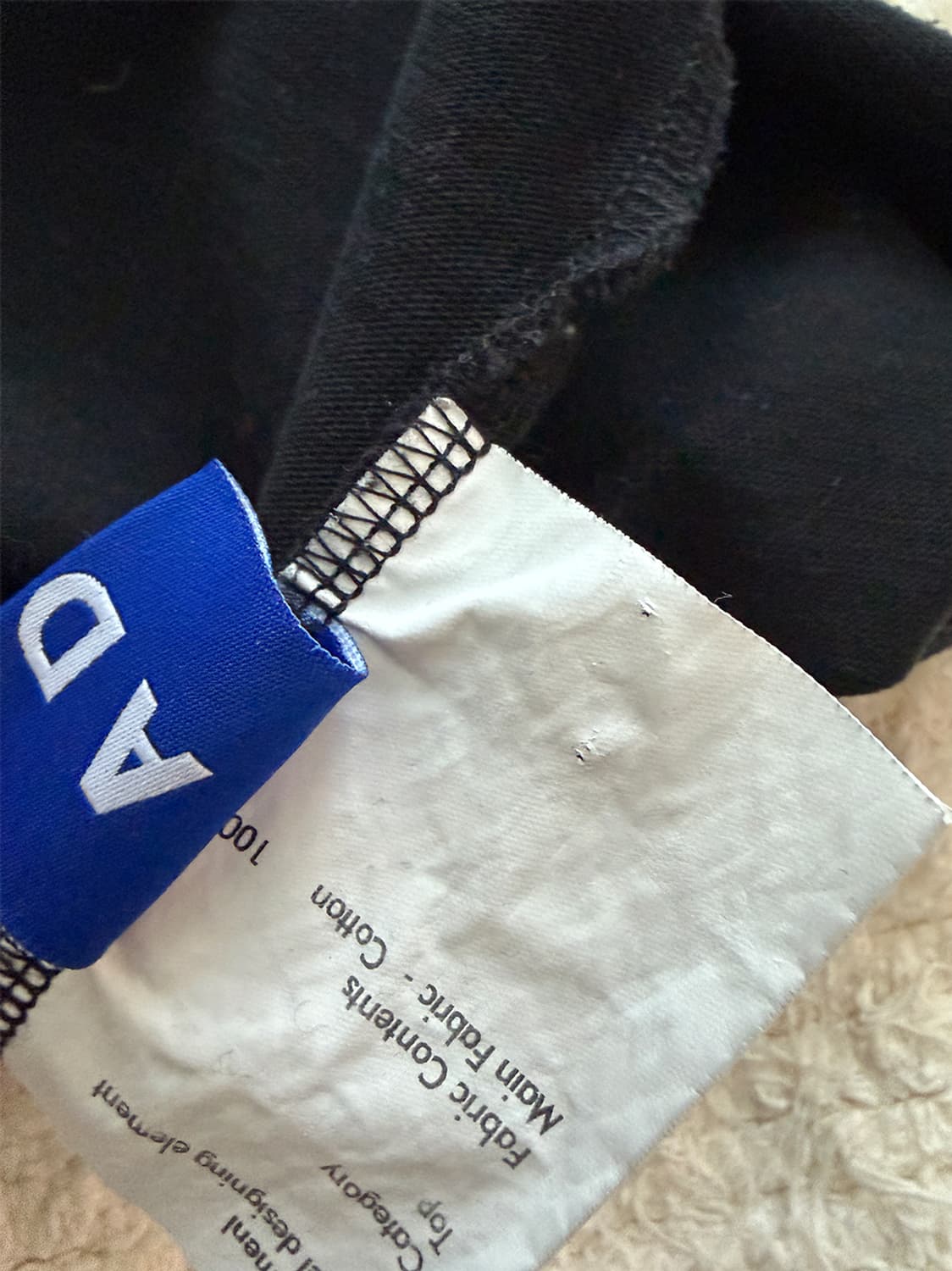 A3) 아더에러 아플리케 로고 티셔츠 상품이미지9