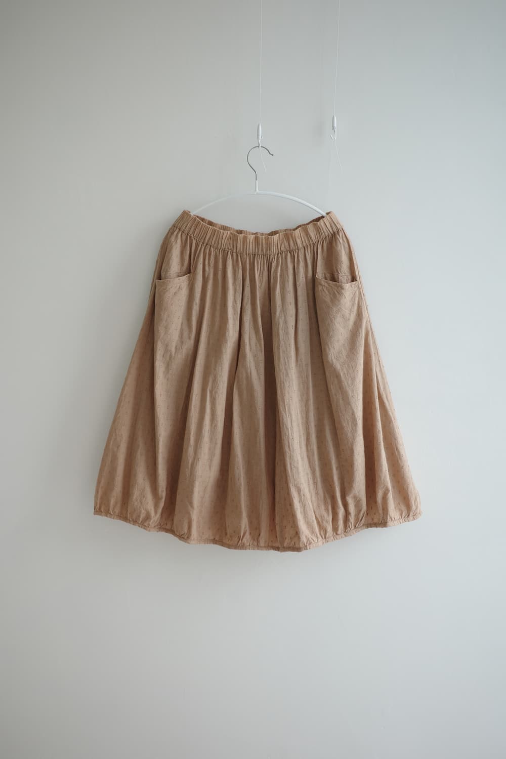 ICHIOKU 
• 진베이지  코튼 롱 스커트 상품이미지10